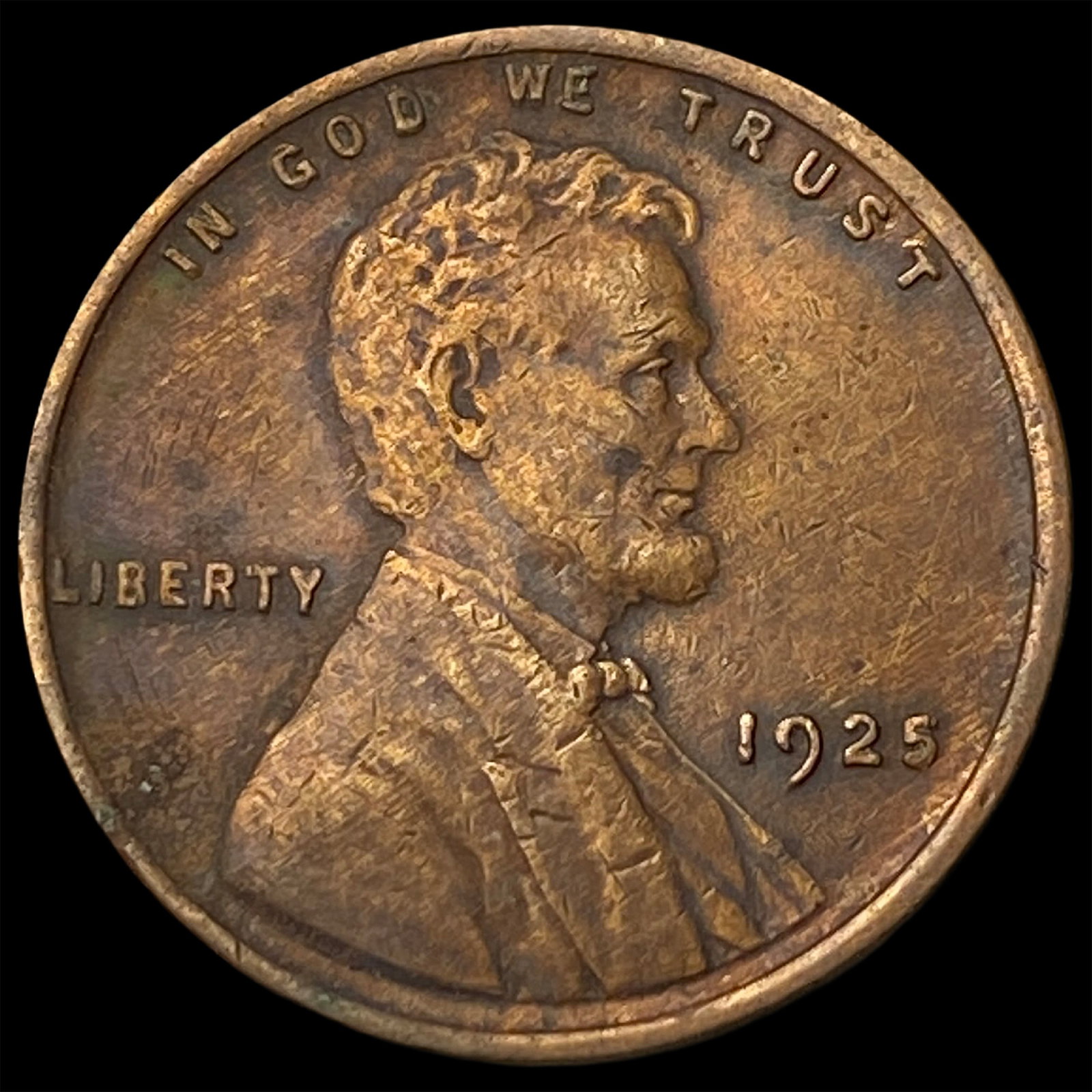 1925 Lincoln Wheat Cent ABOUT UNCIRCULATED (1 of 2)