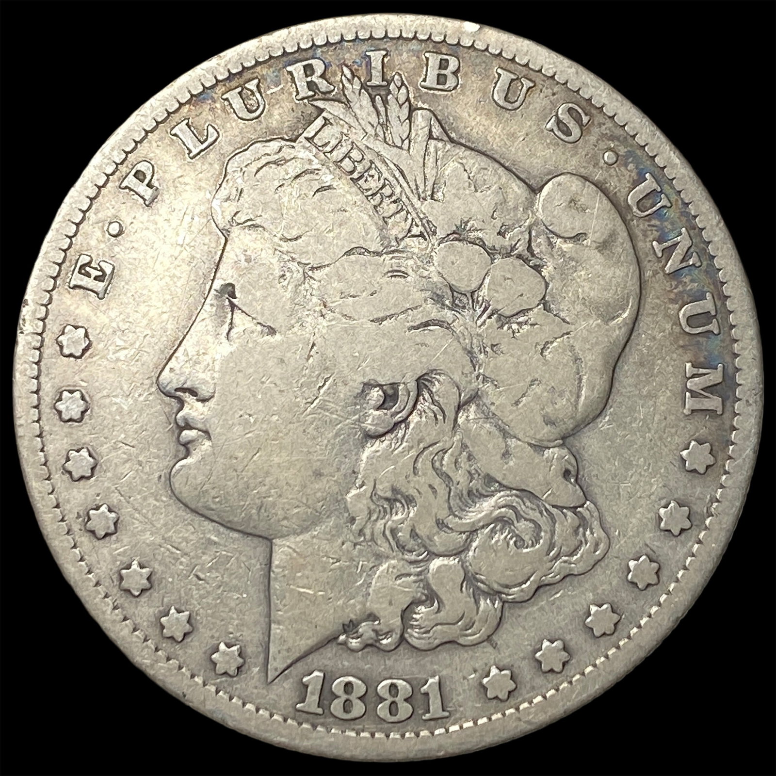 1881 Morgan Silver Dollar NEARLY UNCIRCULATED: 1881 Morgan Silver Dollar NEARLY UNCIRCULATED