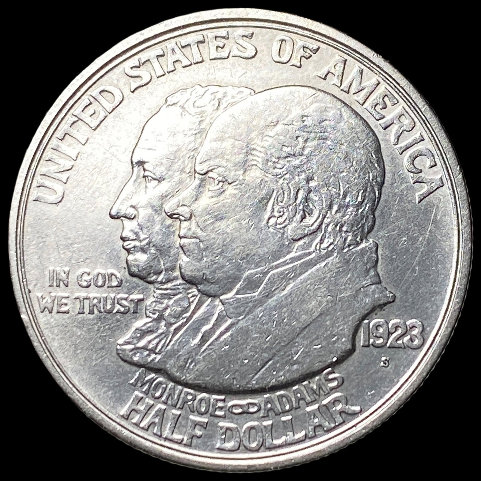 1923-S Monroe Doctrine Centennial Half Dollar CLOSELY UNCIRCULATED (1 of 2)
