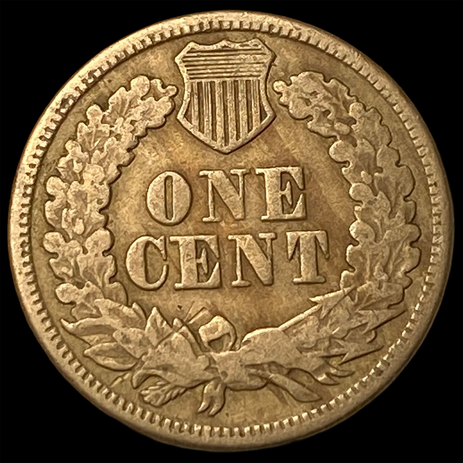 1863 Indian Head Cent ABOUT UNCIRCULATED - 2