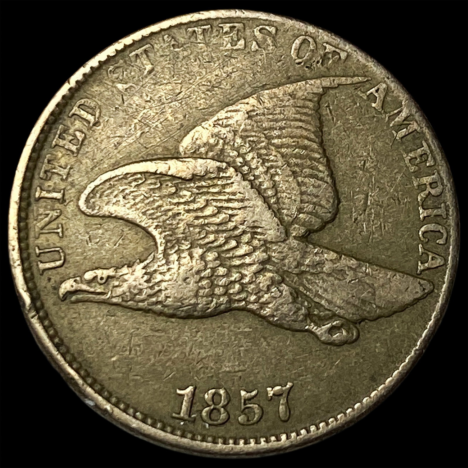 1857 Flying Eagle Cent HIGH GRADE (1 of 2)