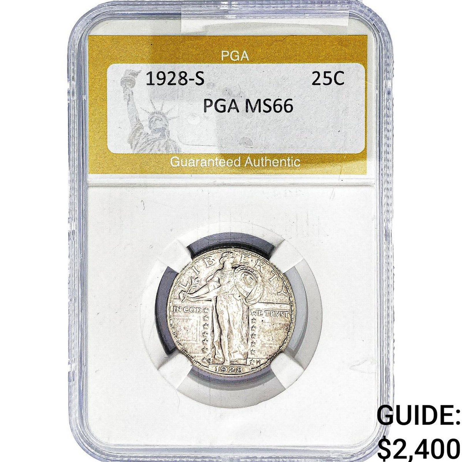 1928-S Standing Liberty Quarter PGA MS66 (1 of 2)