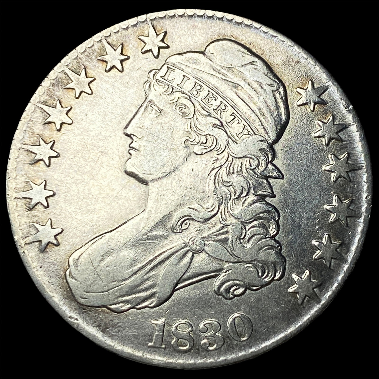 1830 Capped Bust Half Dollar CLOSELY UNCIRCULATED (1 of 2)