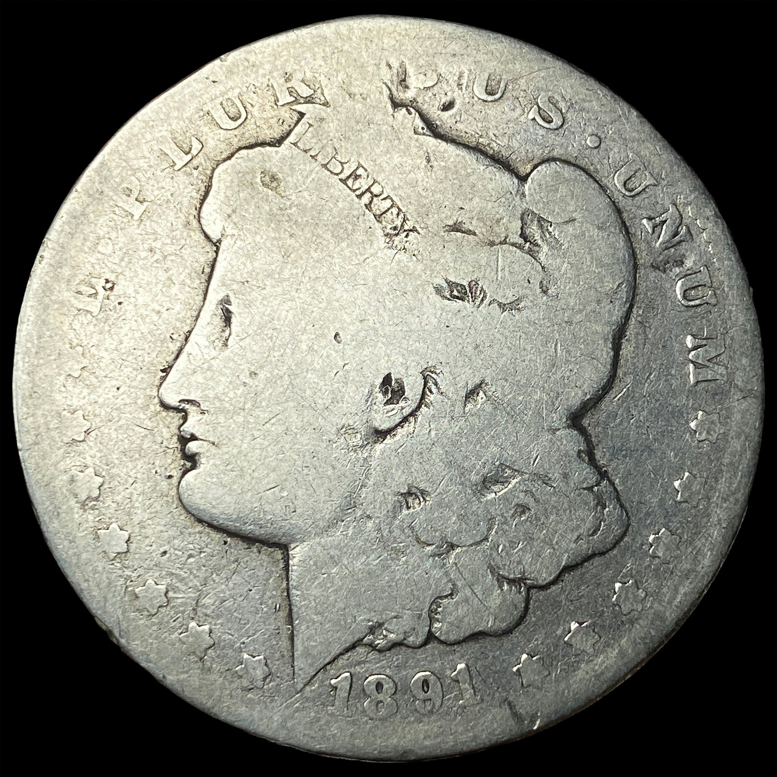 1891-CC Morgan Silver Dollar HIGH GRADE: 1891-CC Morgan Silver Dollar HIGH GRADE