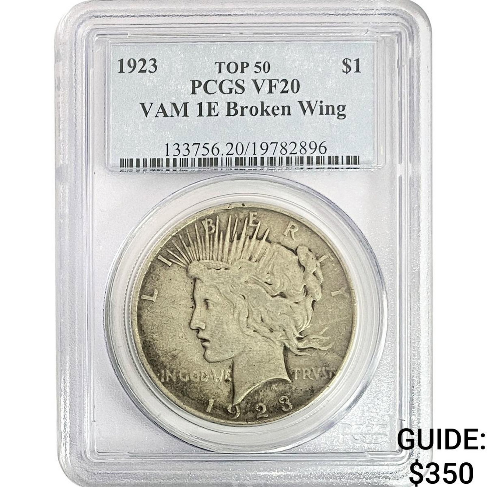 1923 Morgan Silver Dollar PCGS VF20: 1923 Morgan Silver Dollar PCGS VF20