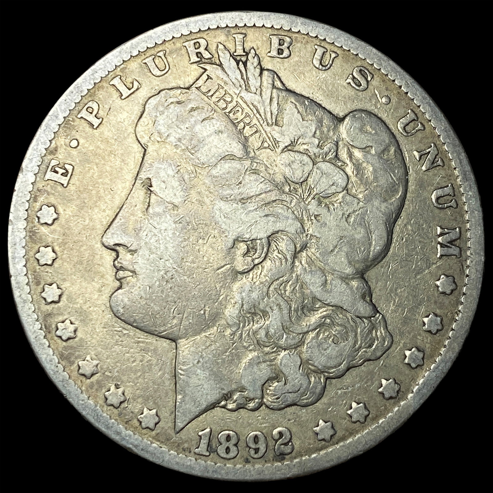 1892-CC Morgan Silver Dollar NICELY CIRCULATED (1 of 2)