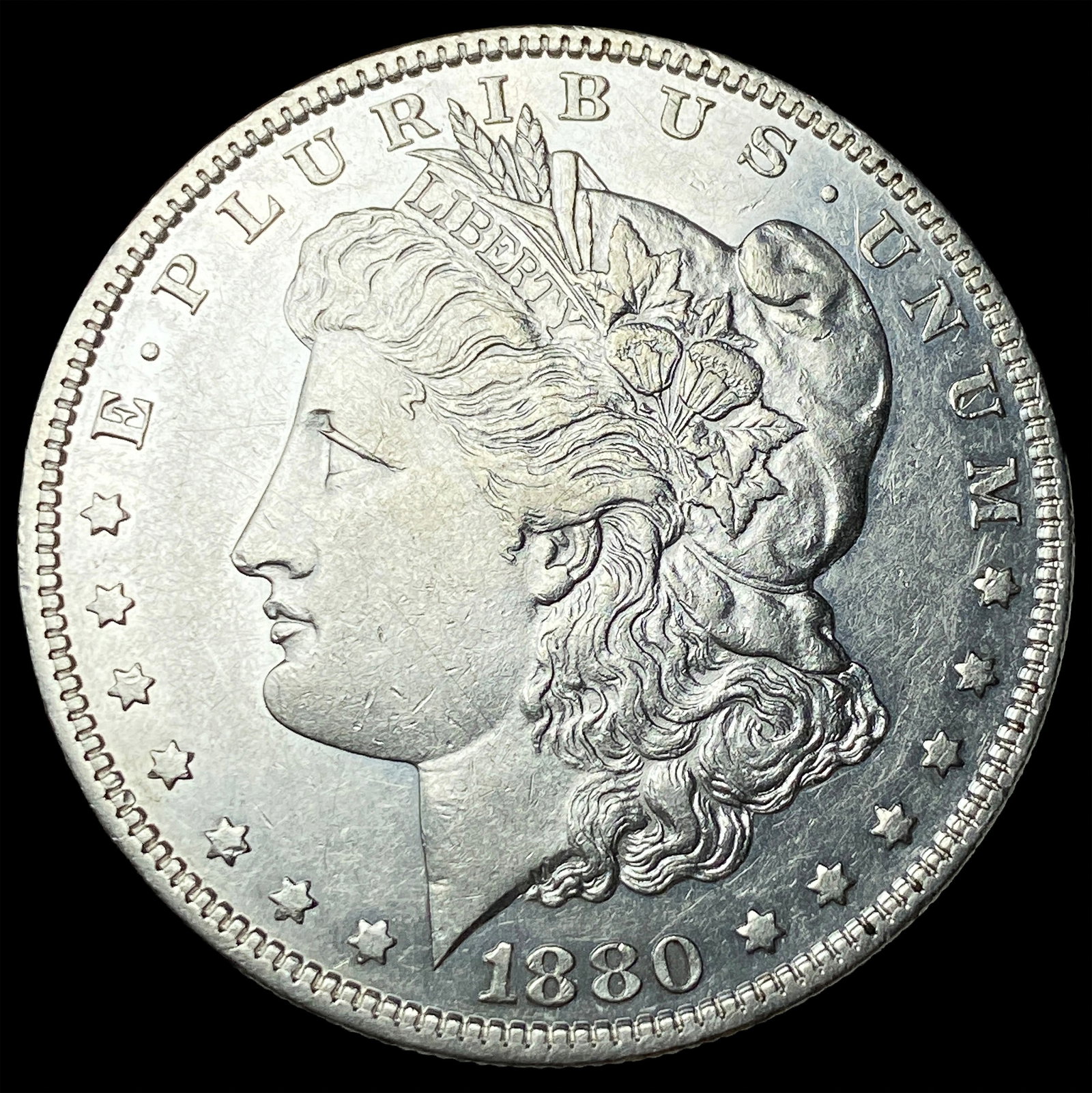 1880-O Silver Morgan Dollar CLOSELY UNCIRCULATED (1 of 2)