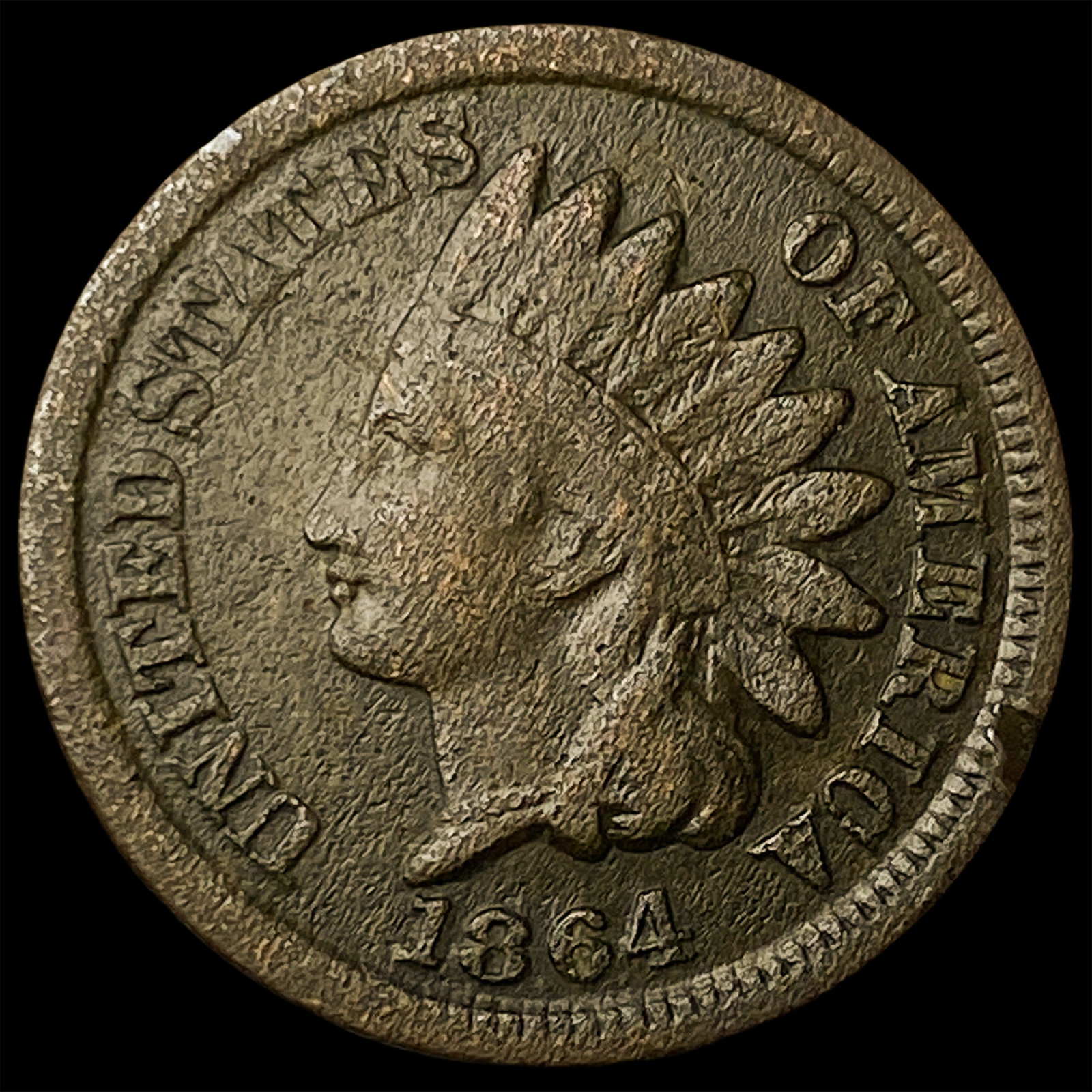 1864 Indian Head Cent HIGH GRADE (1 of 2)