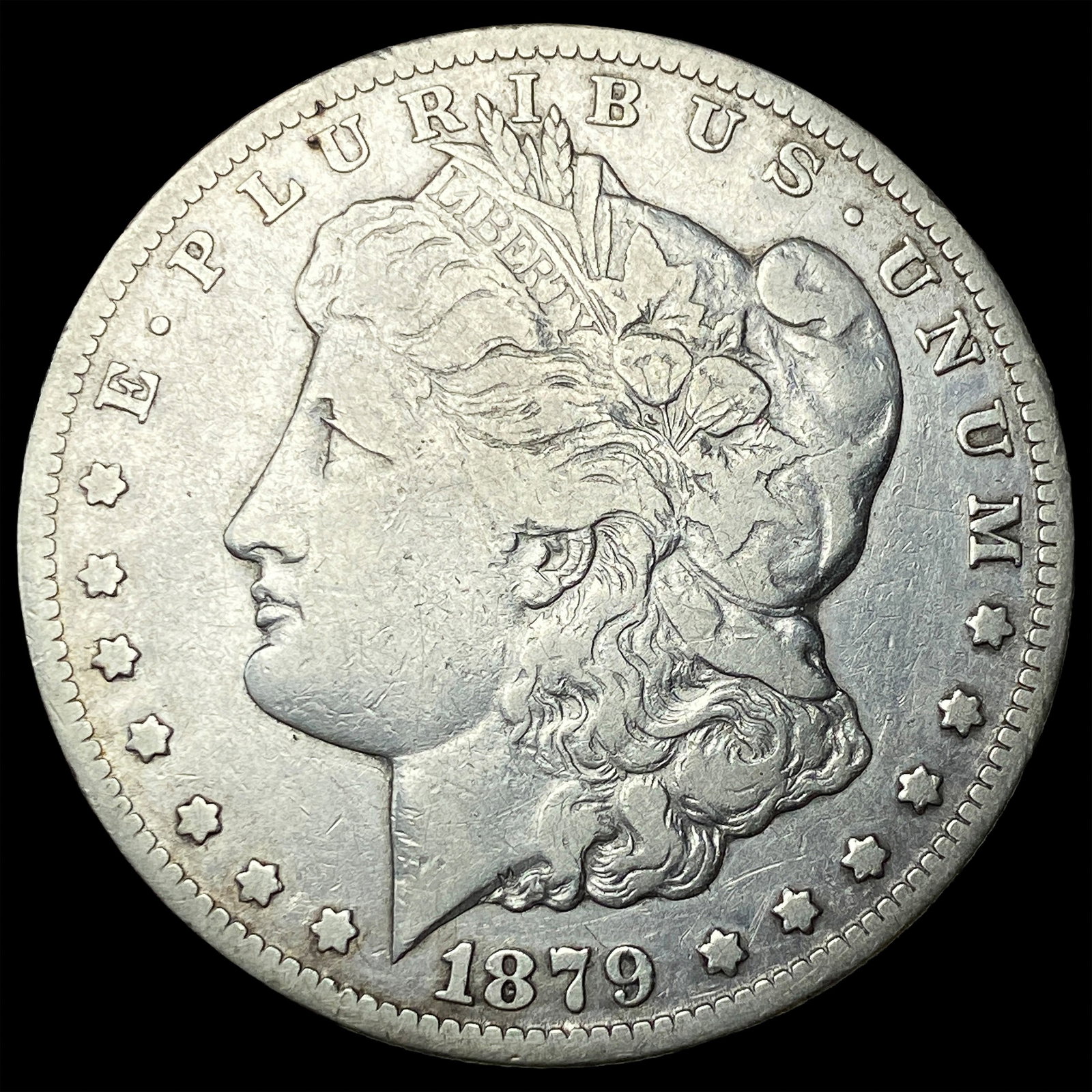 1879-CC Silver Morgan Dollar LIGHTLY CIRCULATED (1 of 2)
