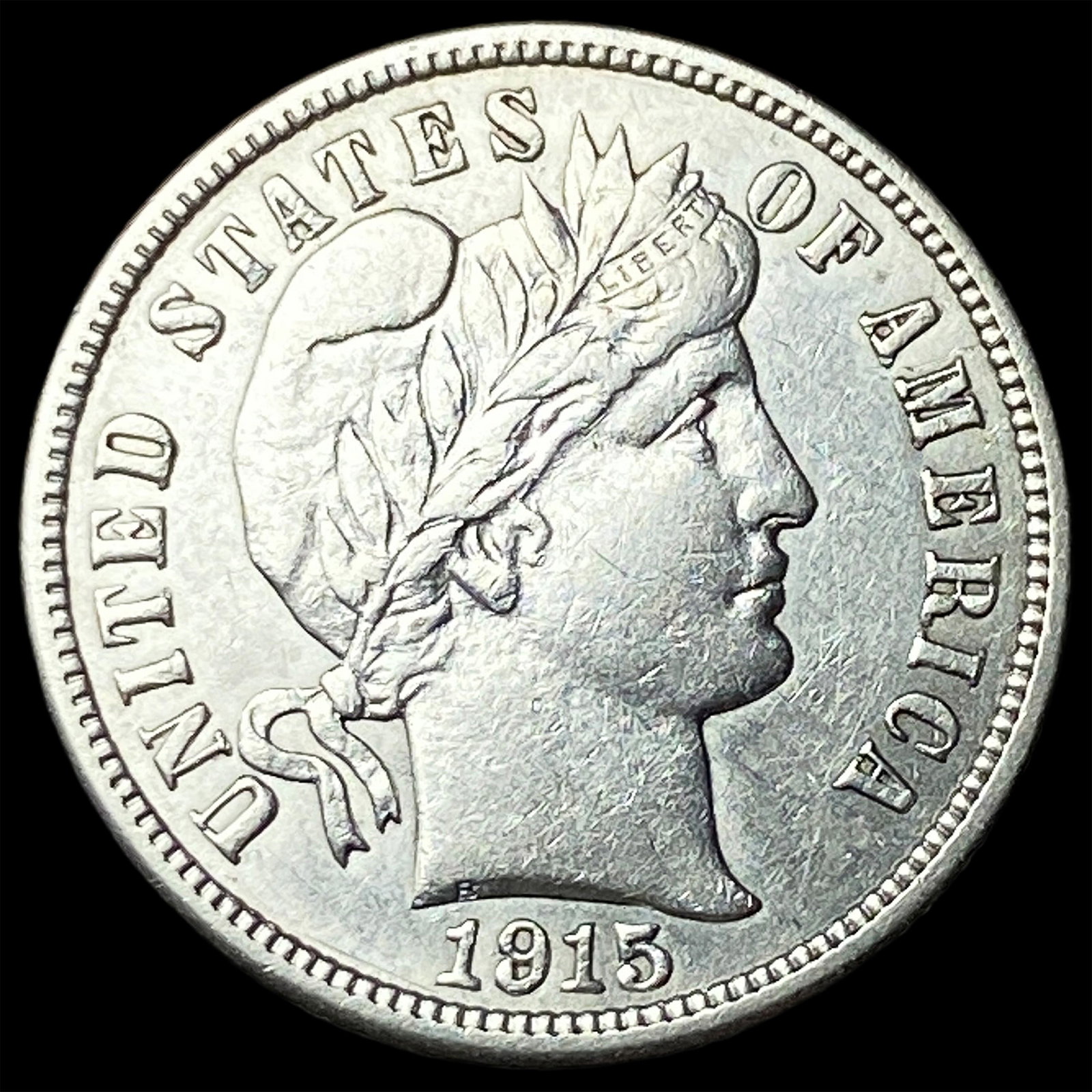 1915 Barber Dime CLOSELY UNCIRCULATED (1 of 2)