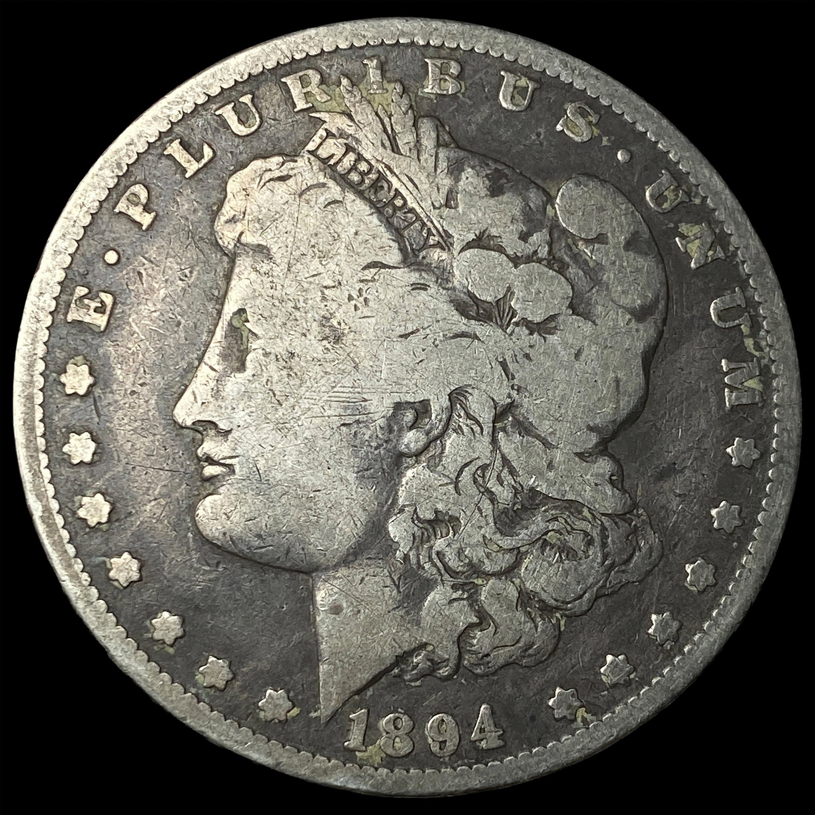 1894-O Silver Morgan Dollar NICELY CIRCULATED (1 of 2)
