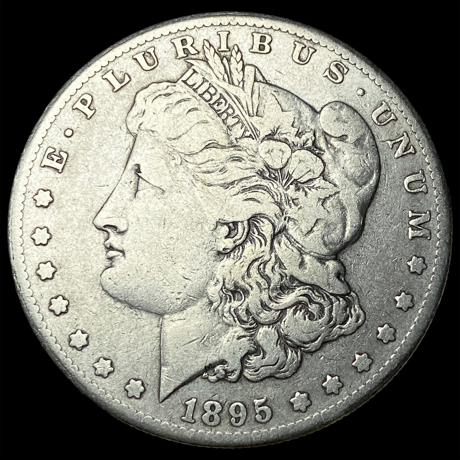 1895-O Silver Morgan Dollar ABOUT UNCIRCULATED: 1895-O Silver Morgan Dollar ABOUT UNCIRCULATED