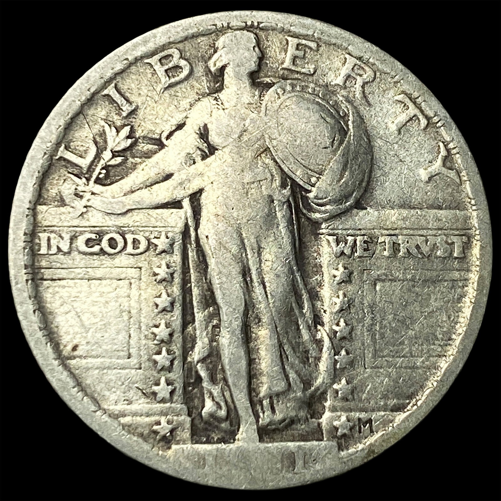 1921 Standing Liberty Quarter LIGHTLY CIRCULATED: 1921 Standing Liberty Quarter LIGHTLY CIRCULATED