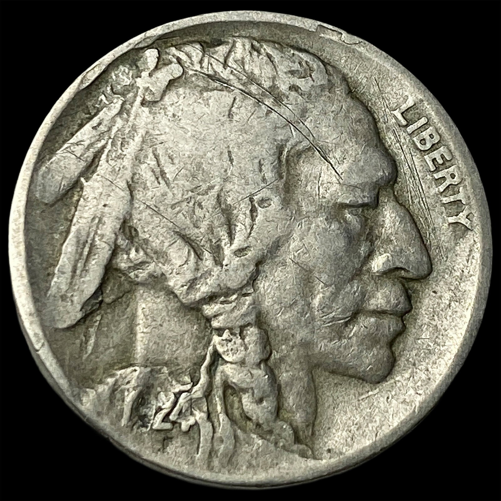 1924-D Buffalo Nickel LIGHTLY CIRCULATED (1 of 2)