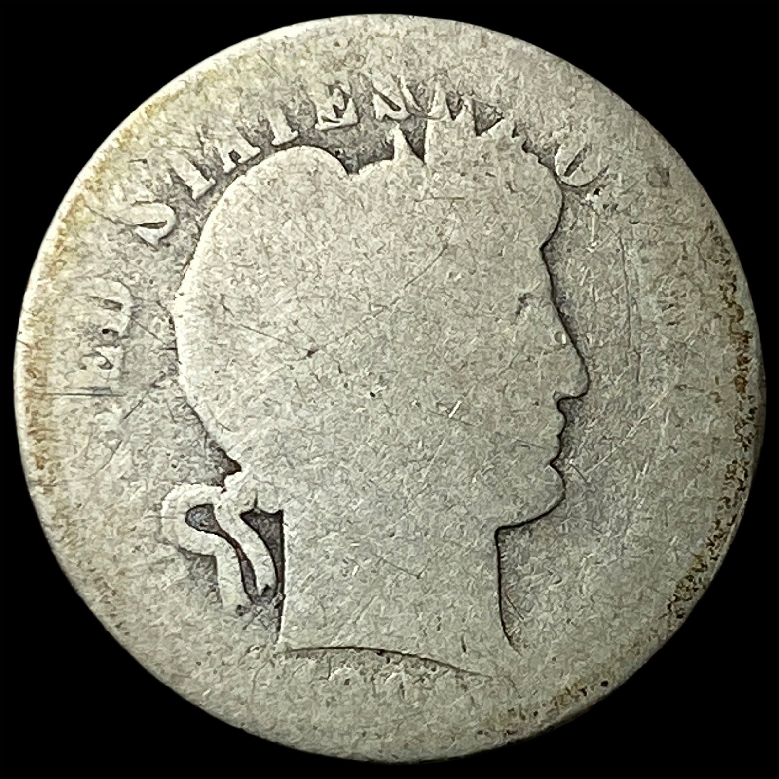 1913-S Barber Dime NICELY CIRCULATED (1 of 2)