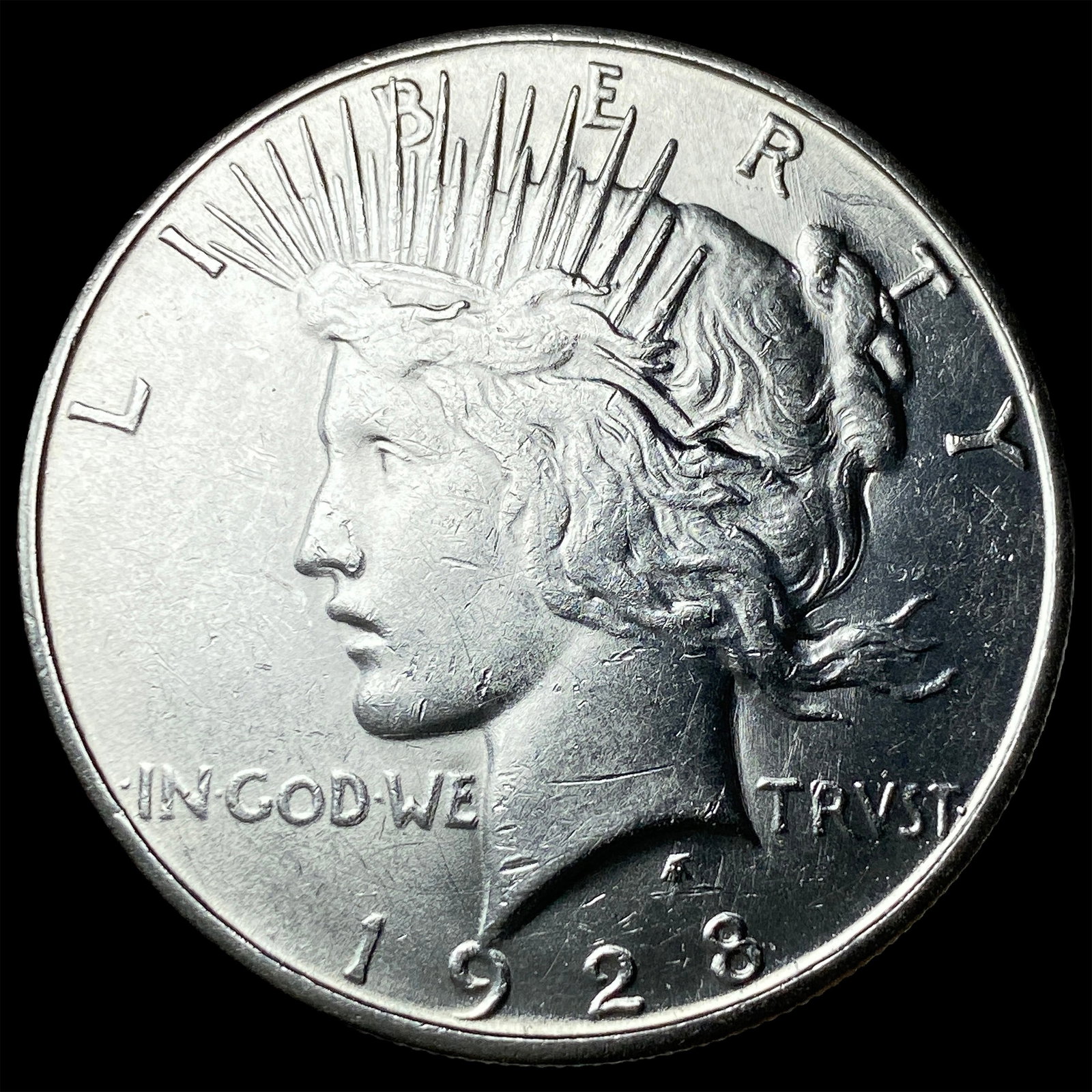 1928-S Silver Peace Dollar UNCIRCULATED: 1928-S Silver Peace Dollar UNCIRCULATED