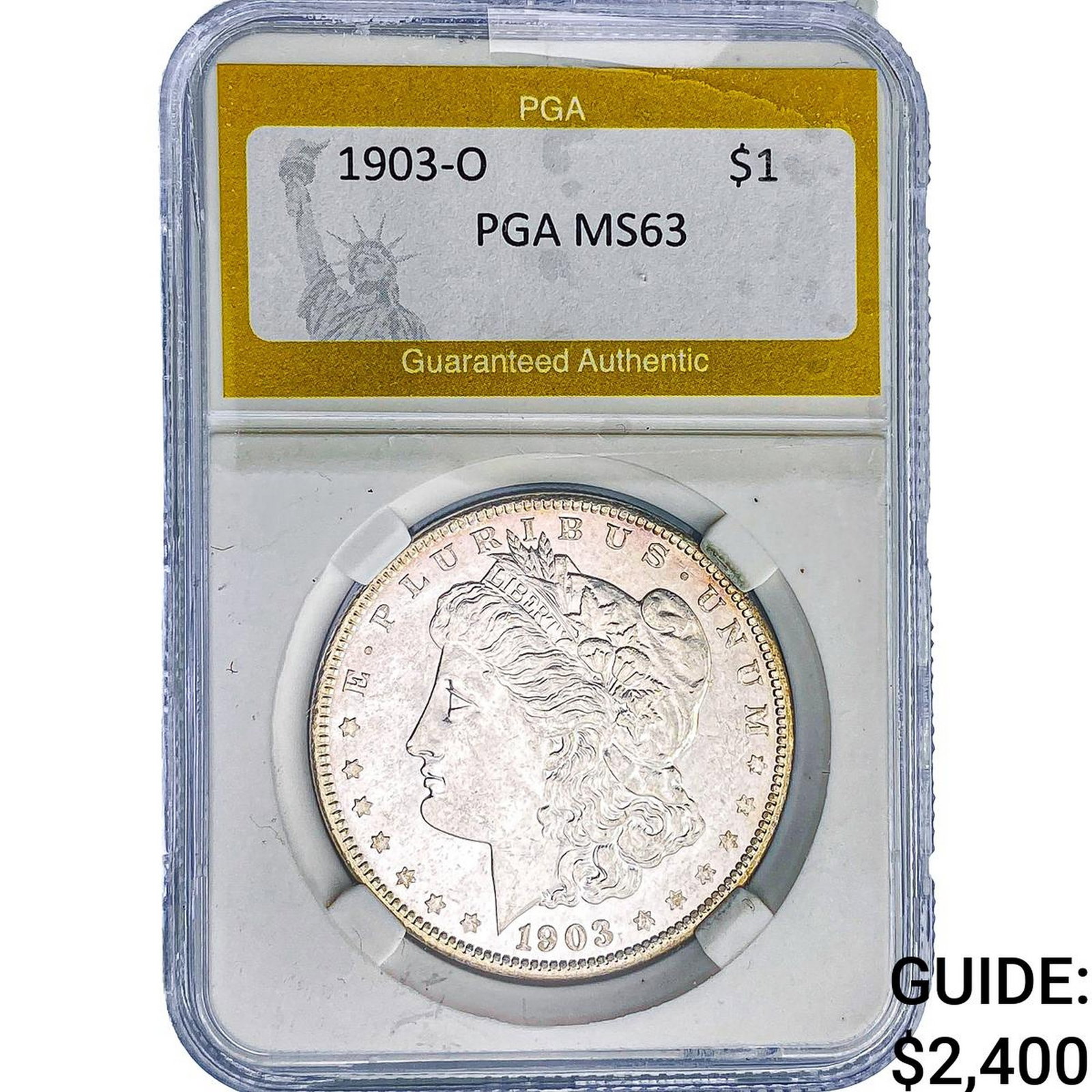 1903-O Morgan Silver Dollar PGA MS63 (1 of 2)