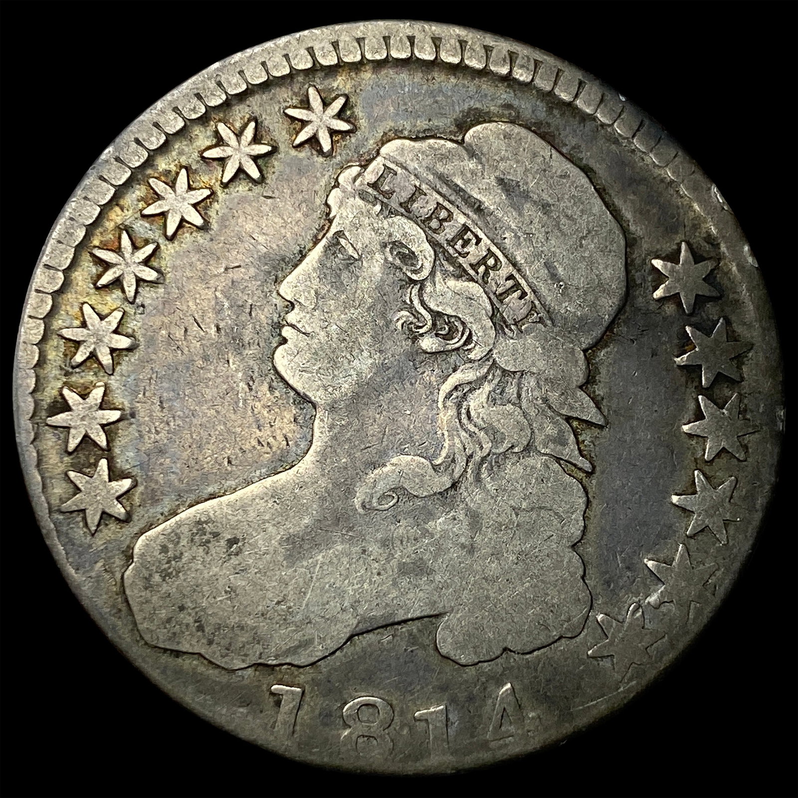 1814 Capped Bust Half Dollar LIGHTLY CIRCULATED (1 of 2)