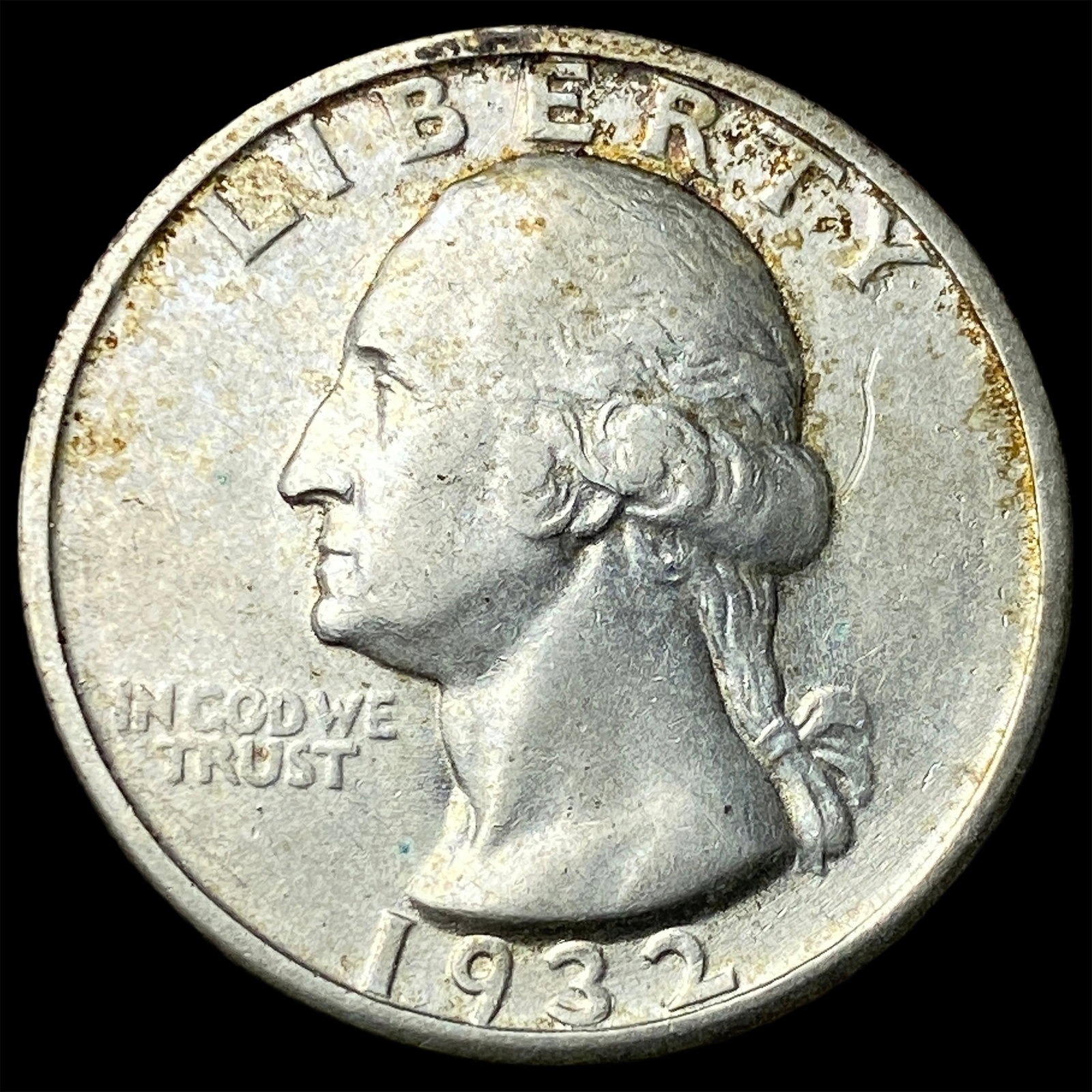1932-S Silver Washington Quarter NEARLY UNCIRCULATED (1 of 2)