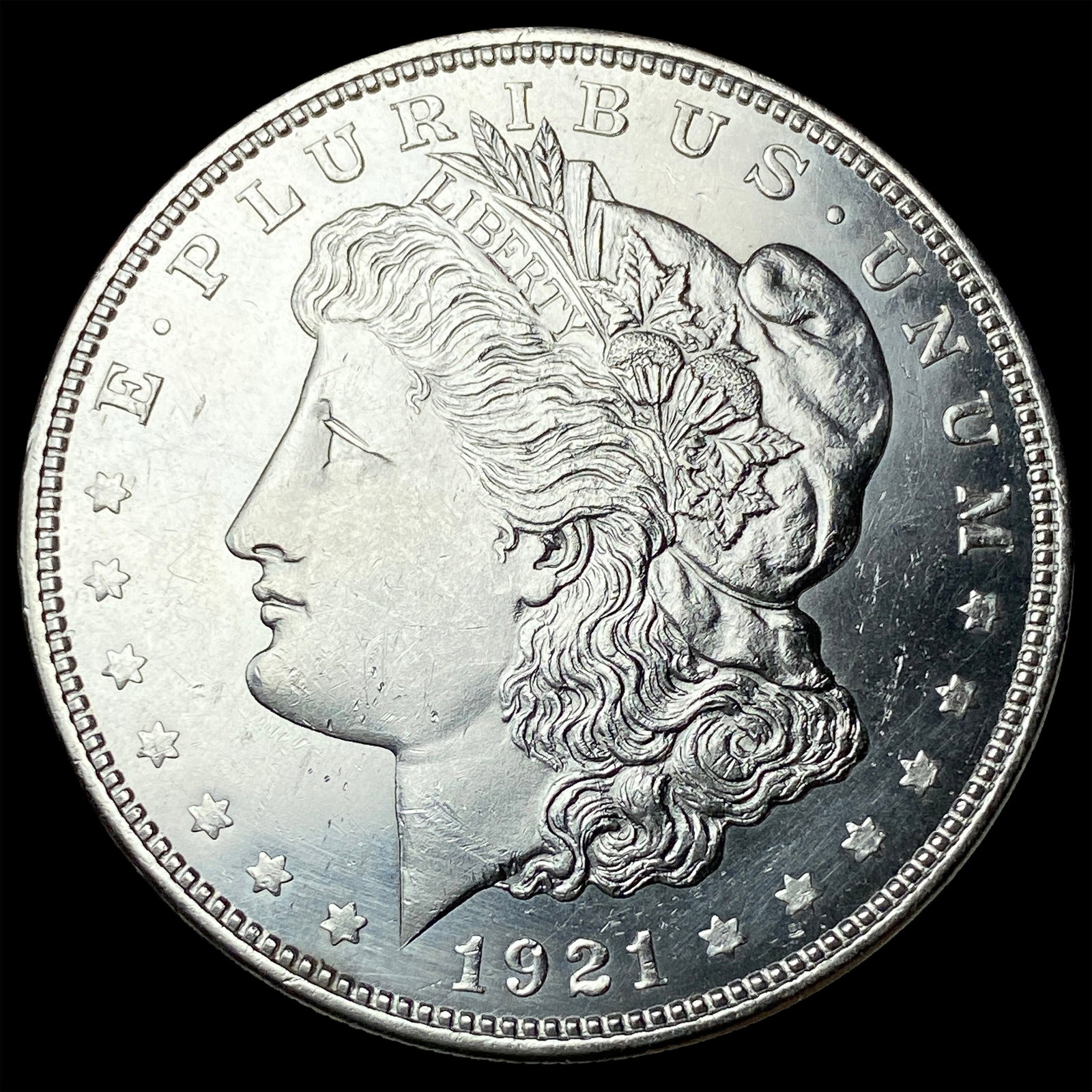 1921 Silver Morgan Dollar CHOICE BU (1 of 2)
