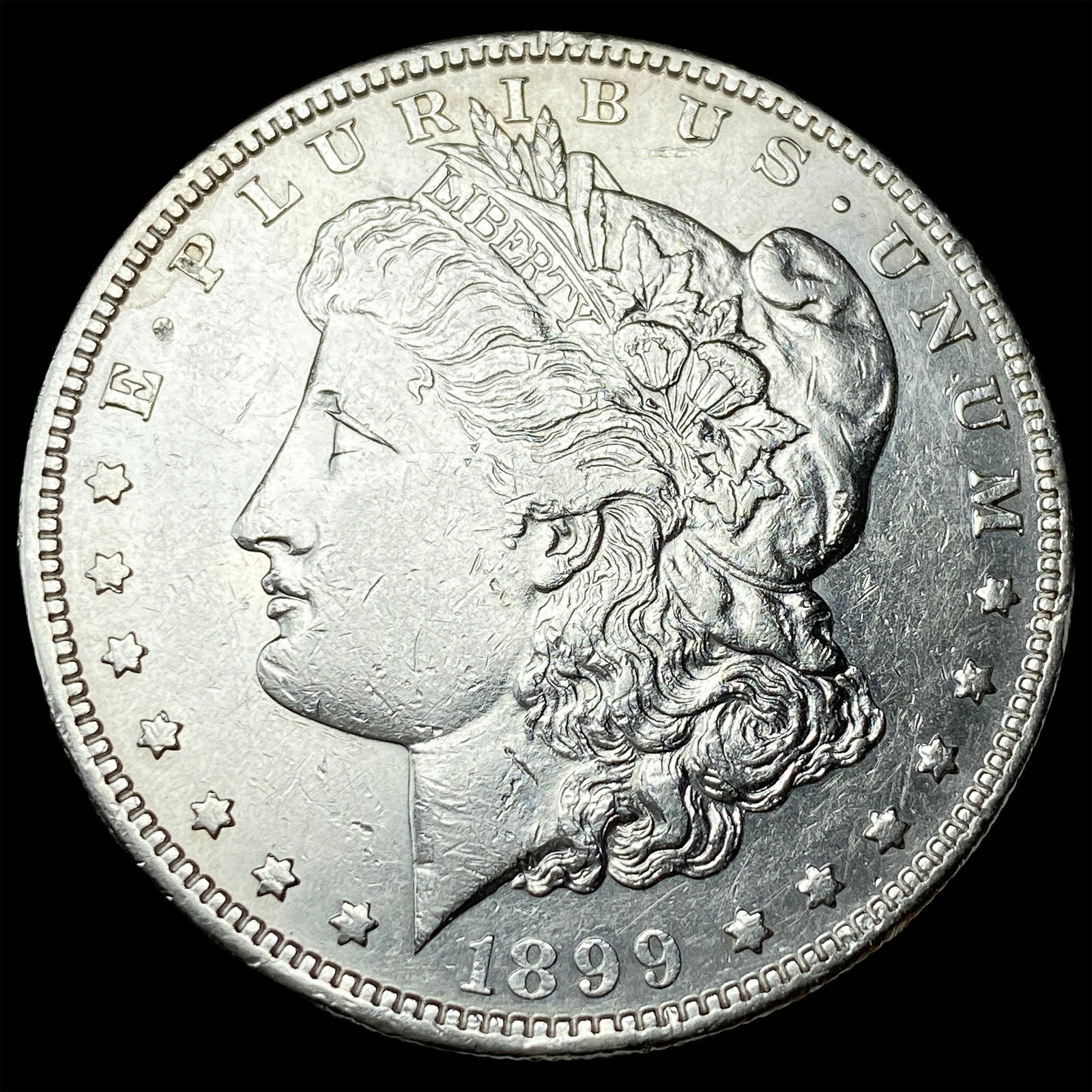 1899-S Silver Morgan Dollar CLOSELY UNCIRCULATED: 1899-S Silver Morgan Dollar CLOSELY UNCIRCULATED