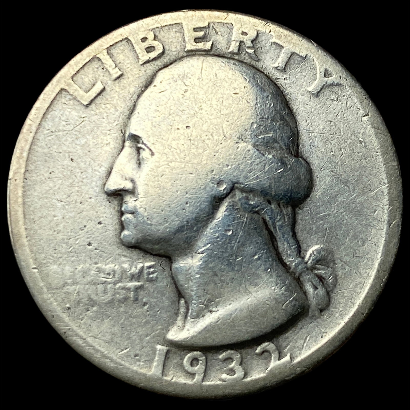 1932-D Silver Washington Quarter NICELY CIRCULATED (1 of 2)