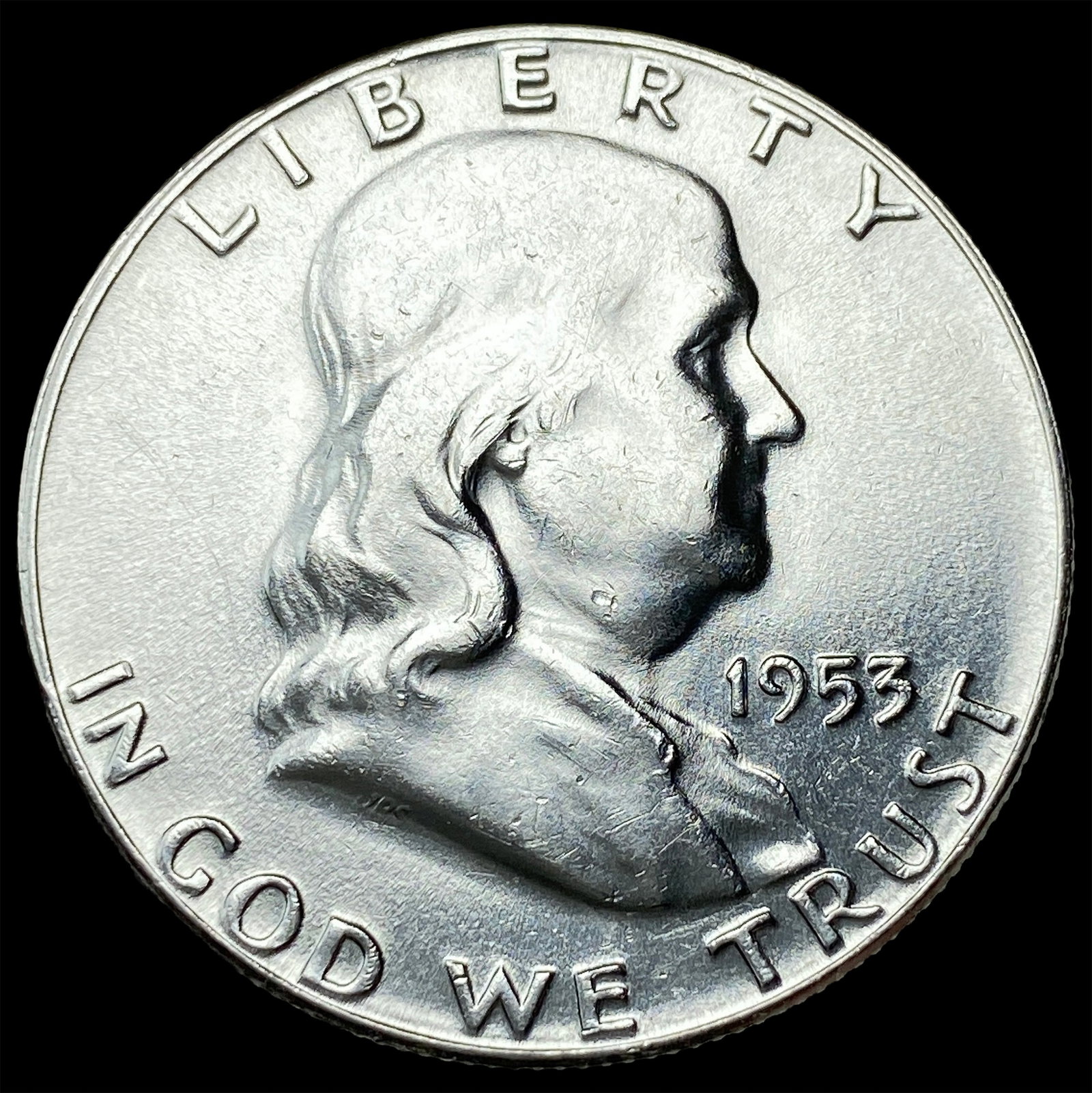 1953 Franklin Silver Half Dollar UNCIRCULATED (1 of 2)