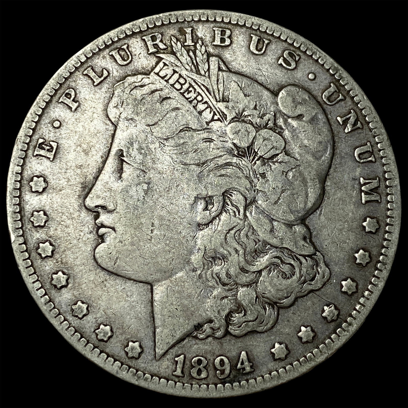 1894-O Morgan Silver Dollar NEARLY UNCIRCULATED: 1894-O Morgan Silver Dollar NEARLY UNCIRCULATED