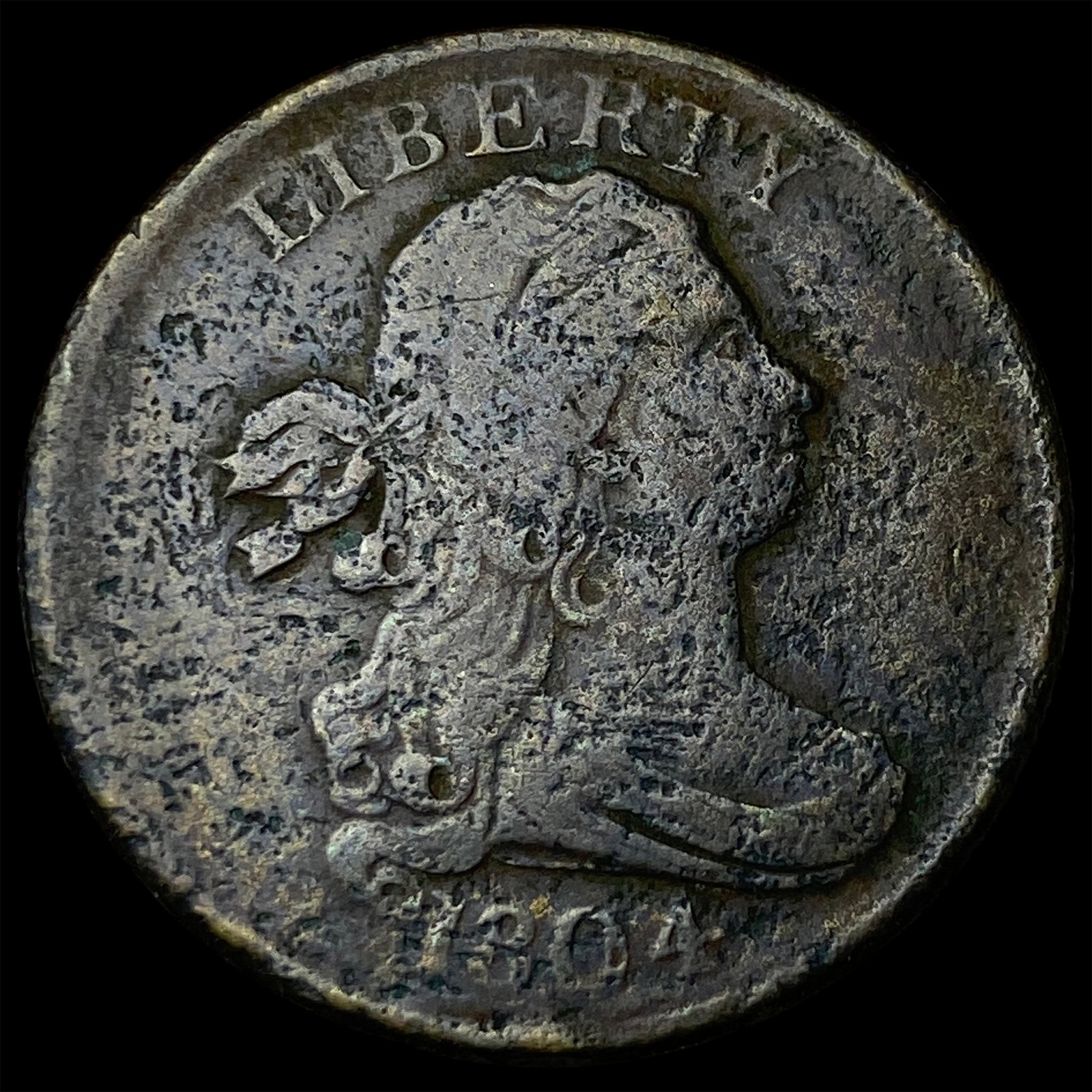 1804 Copper Half Cent HIGH GRADE (1 of 2)