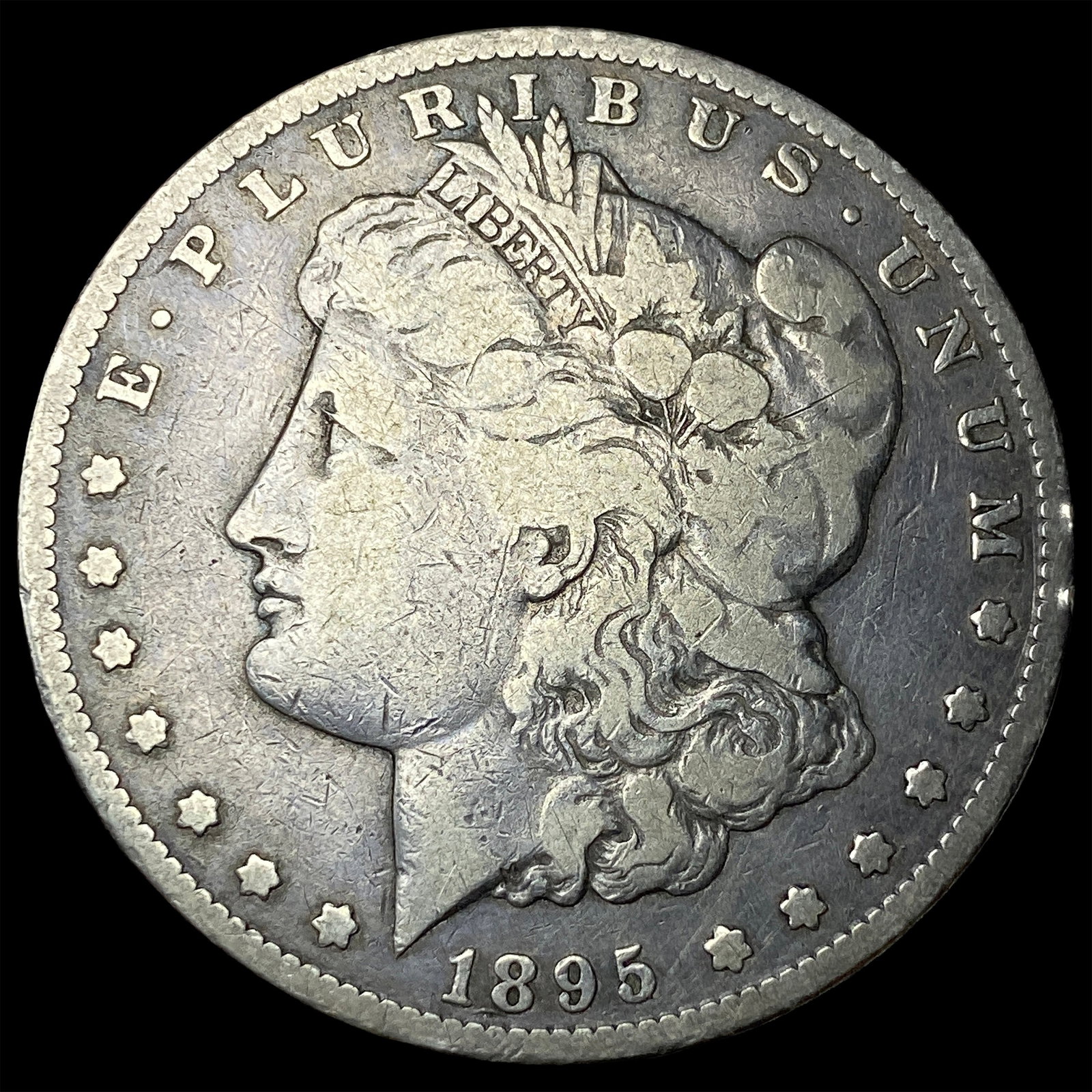 1895-S Silver Morgan Dollar LIGHTLY CIRCULATED (1 of 2)