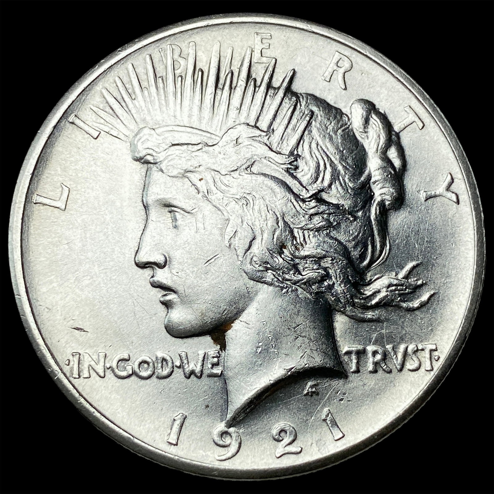 1921 Silver Peace Dollar UNCIRCULATED (1 of 2)