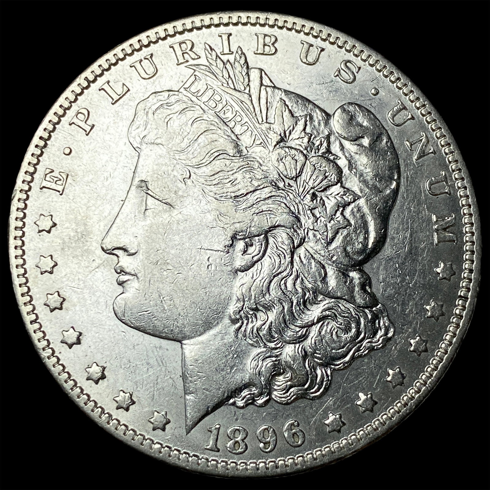 1896-S Silver Morgan Dollar CHOICE AU: 1896-S Silver Morgan Dollar CHOICE AU