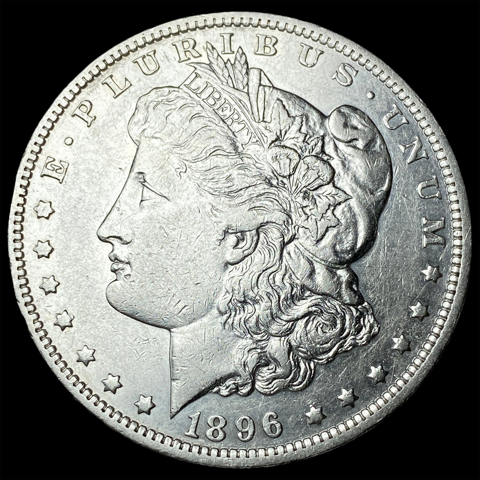 1896-O Silver Morgan Dollar NEARLY UNCIRCULATED: 1896-O Silver Morgan Dollar NEARLY UNCIRCULATED
