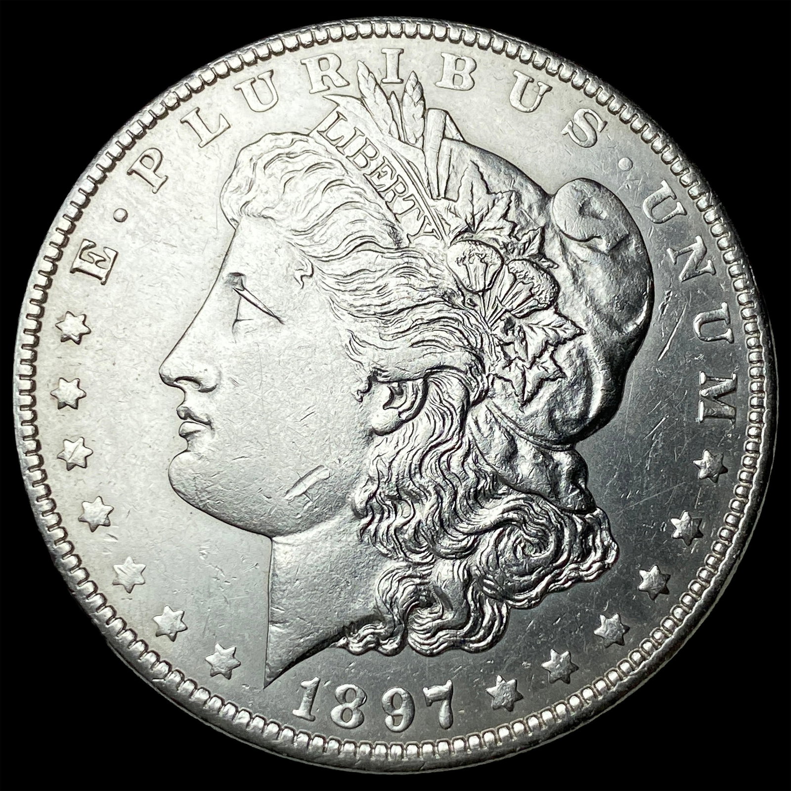 1897-O Silver Morgan Dollar CHOICE AU (1 of 2)