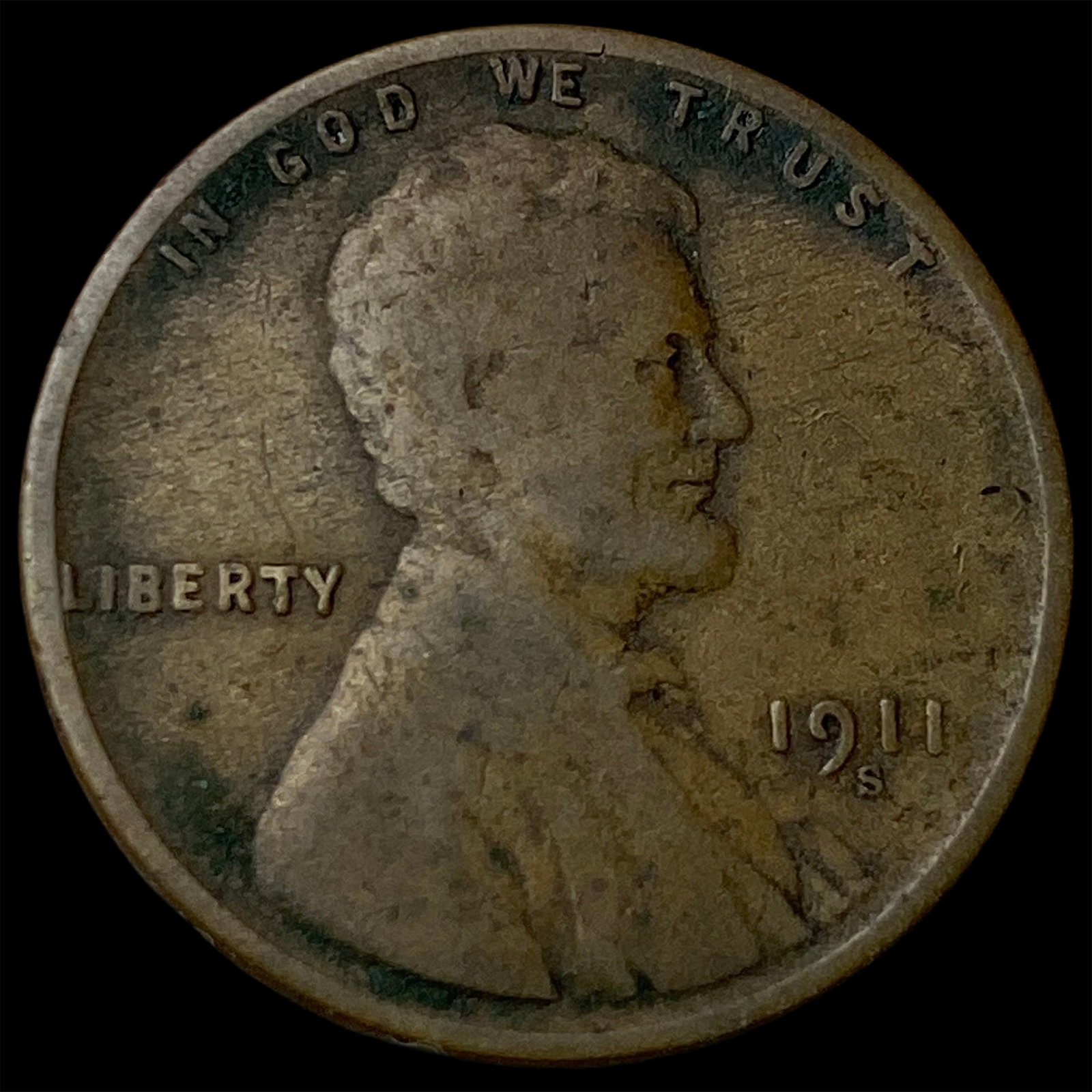 1911-S Lincoln Wheat Cent NICELY CIRCULATED (1 of 2)