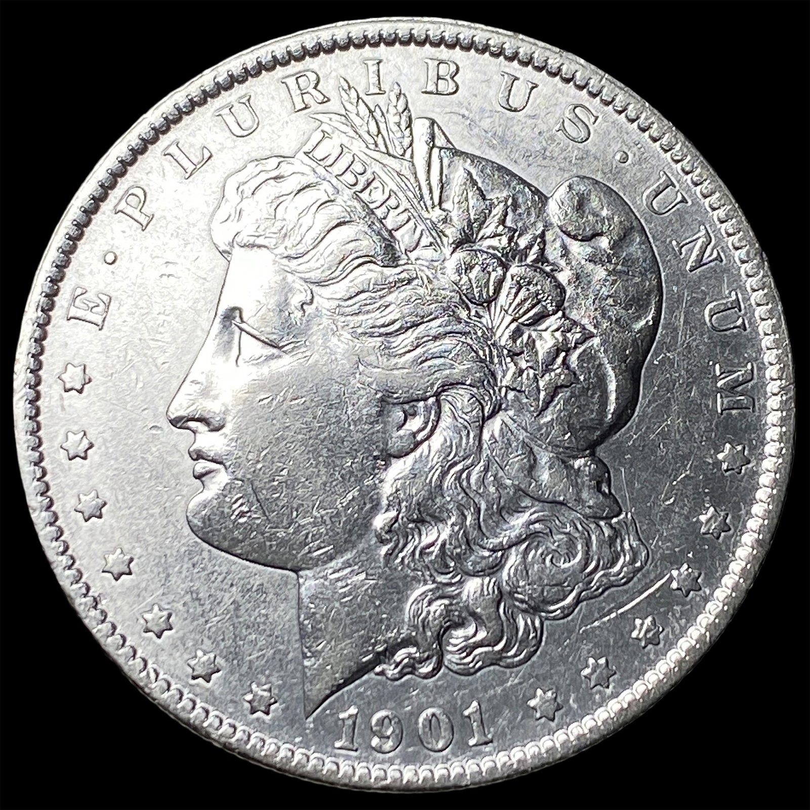 1901 Morgan Silver Dollar CLOSELY UNCIRCULATED: 1901 Morgan Silver Dollar CLOSELY UNCIRCULATED