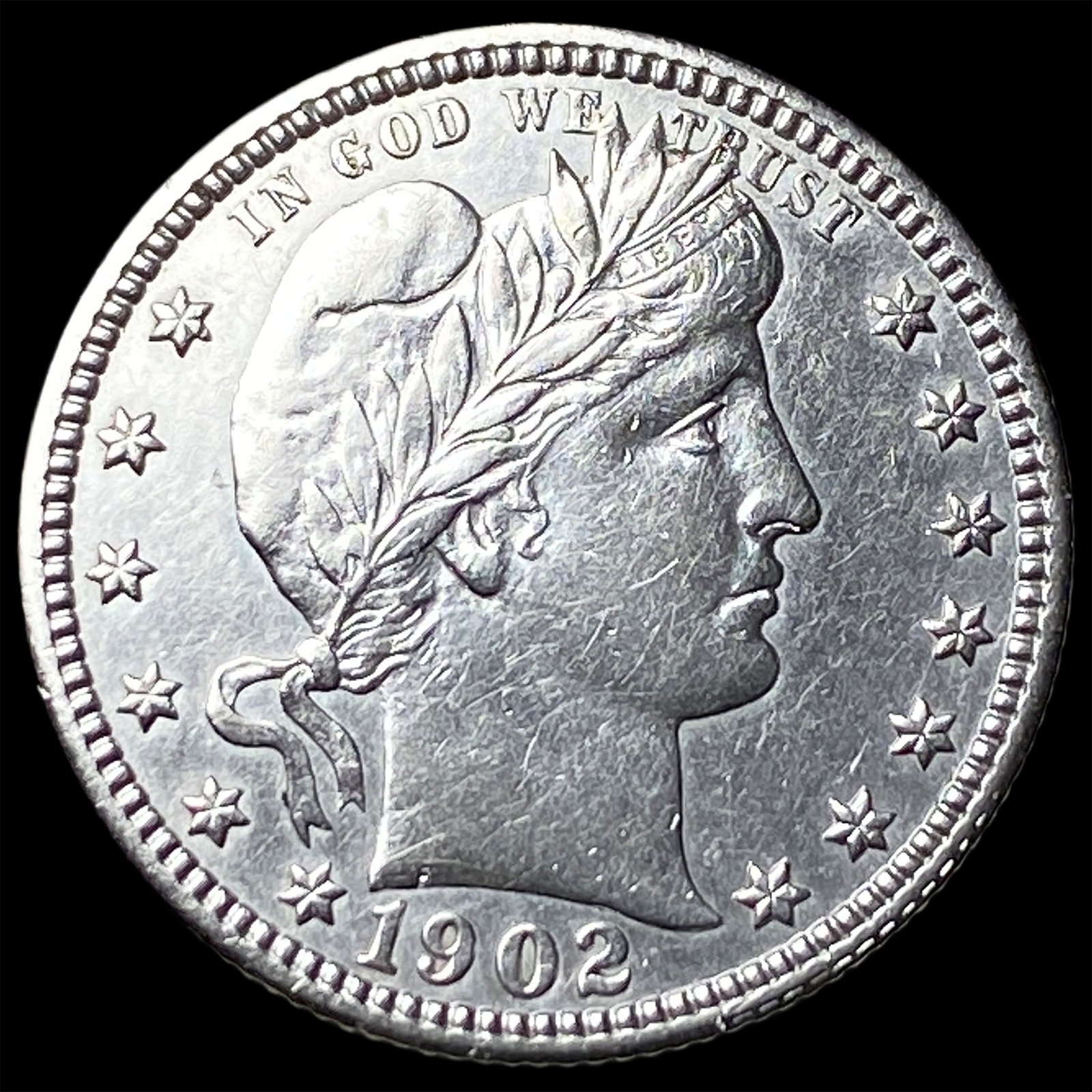 1902 Barber Quarter CLOSELY UNCIRCULATED (1 of 2)