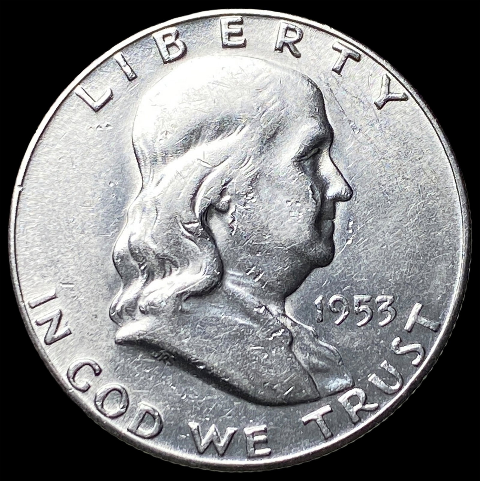 1953 Franklin Half Dollar UNCIRCULATED: 1953 Franklin Half Dollar UNCIRCULATED