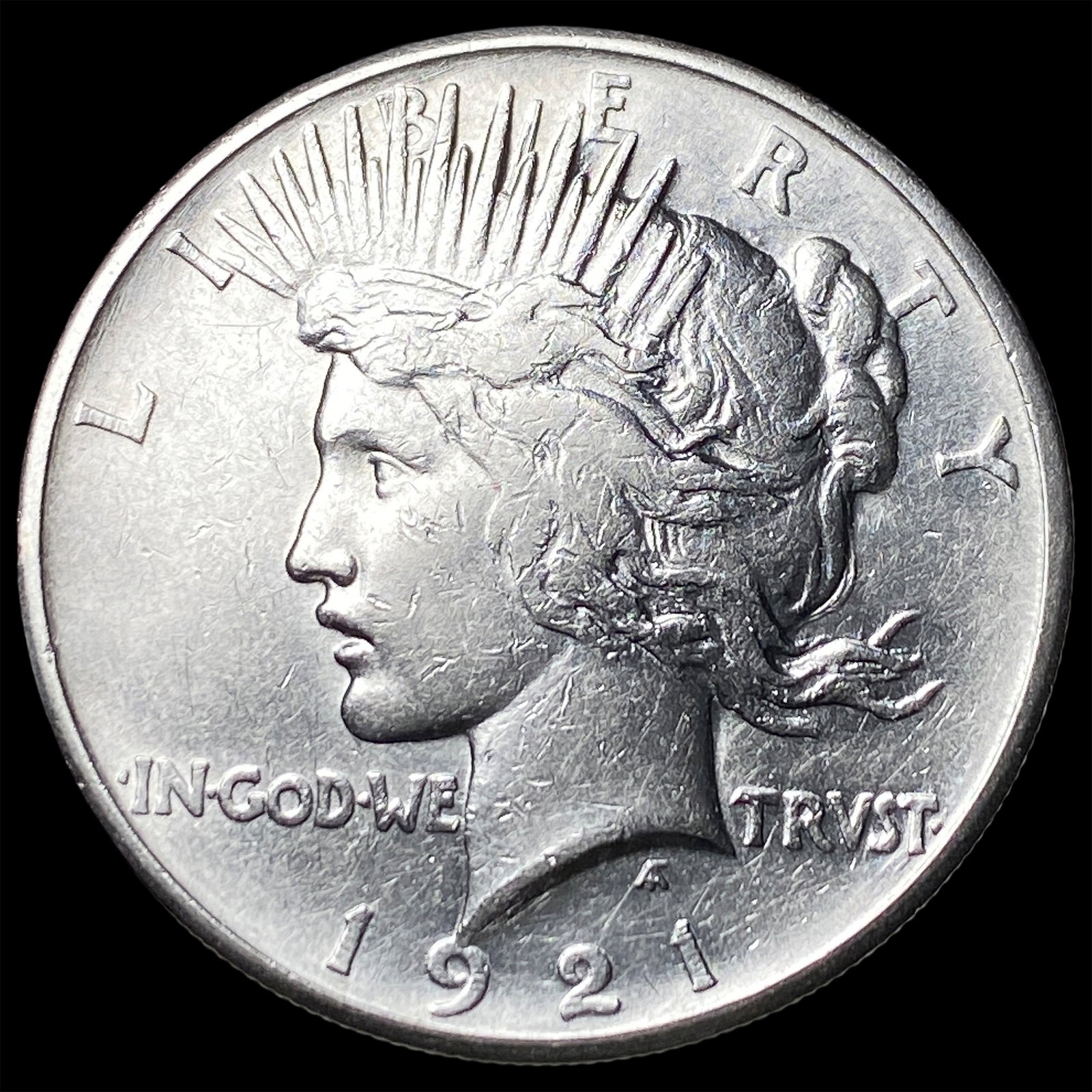 1921 Silver Peace Dollar CLOSELY UNCIRCULATED: 1921 Silver Peace Dollar CLOSELY UNCIRCULATED