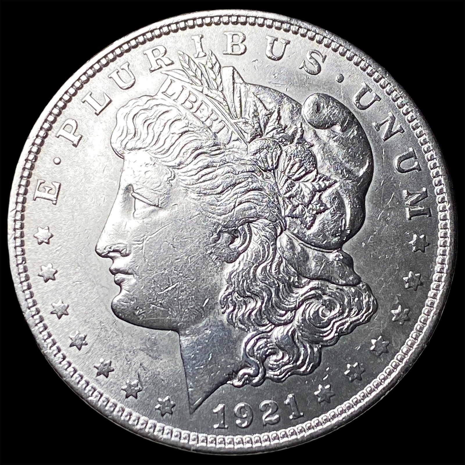 1921 Silver Morgan Dollar CLOSELY UNCIRCULATED: 1921 Silver Morgan Dollar CLOSELY UNCIRCULATED