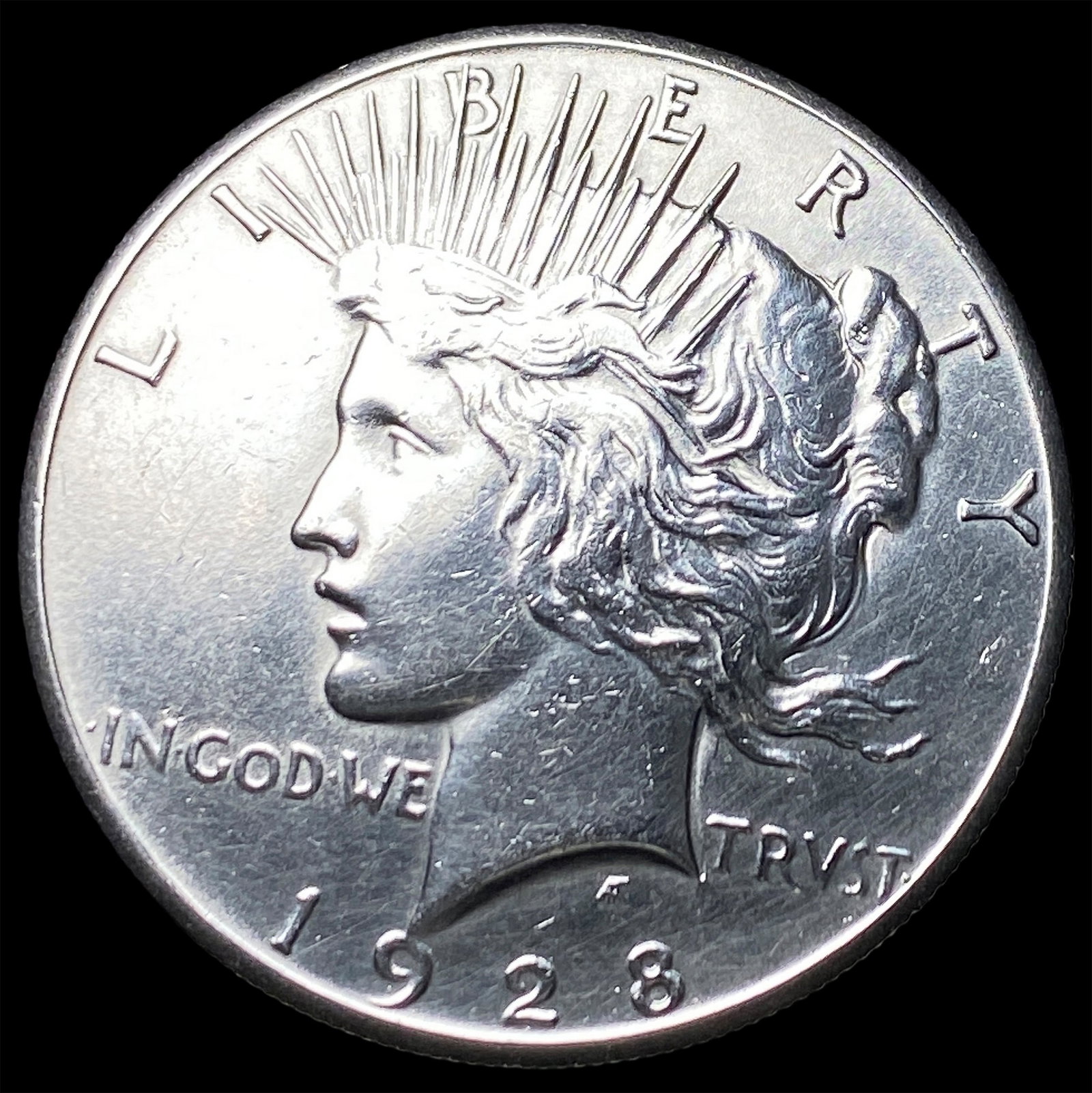 1928 Silver Peace Dollar CHOICE AU: 1928 Silver Peace Dollar CHOICE AU