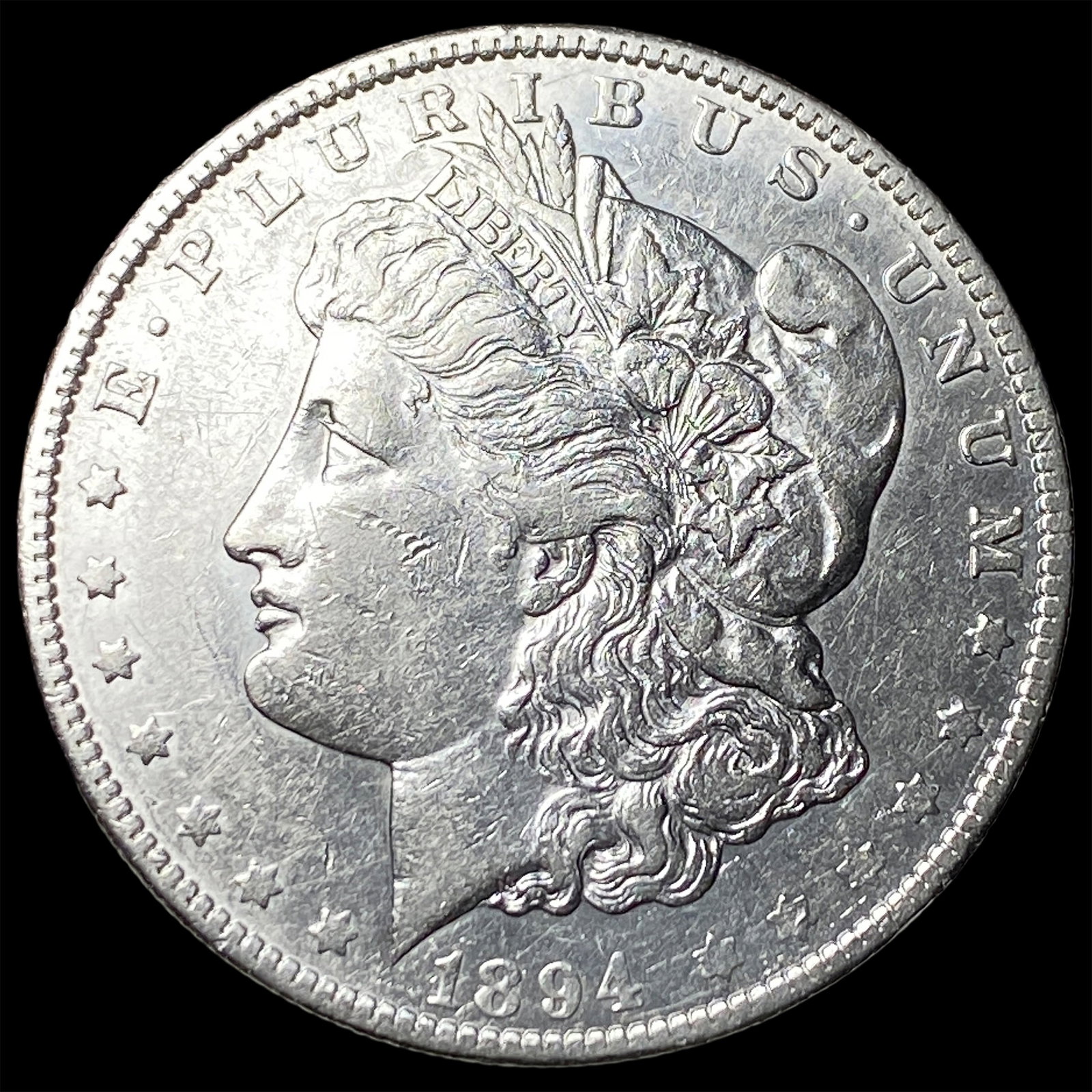 1894-O Morgan Silver Dollar CLOSELY UNCIRCULATED: 1894-O Morgan Silver Dollar CLOSELY UNCIRCULATED