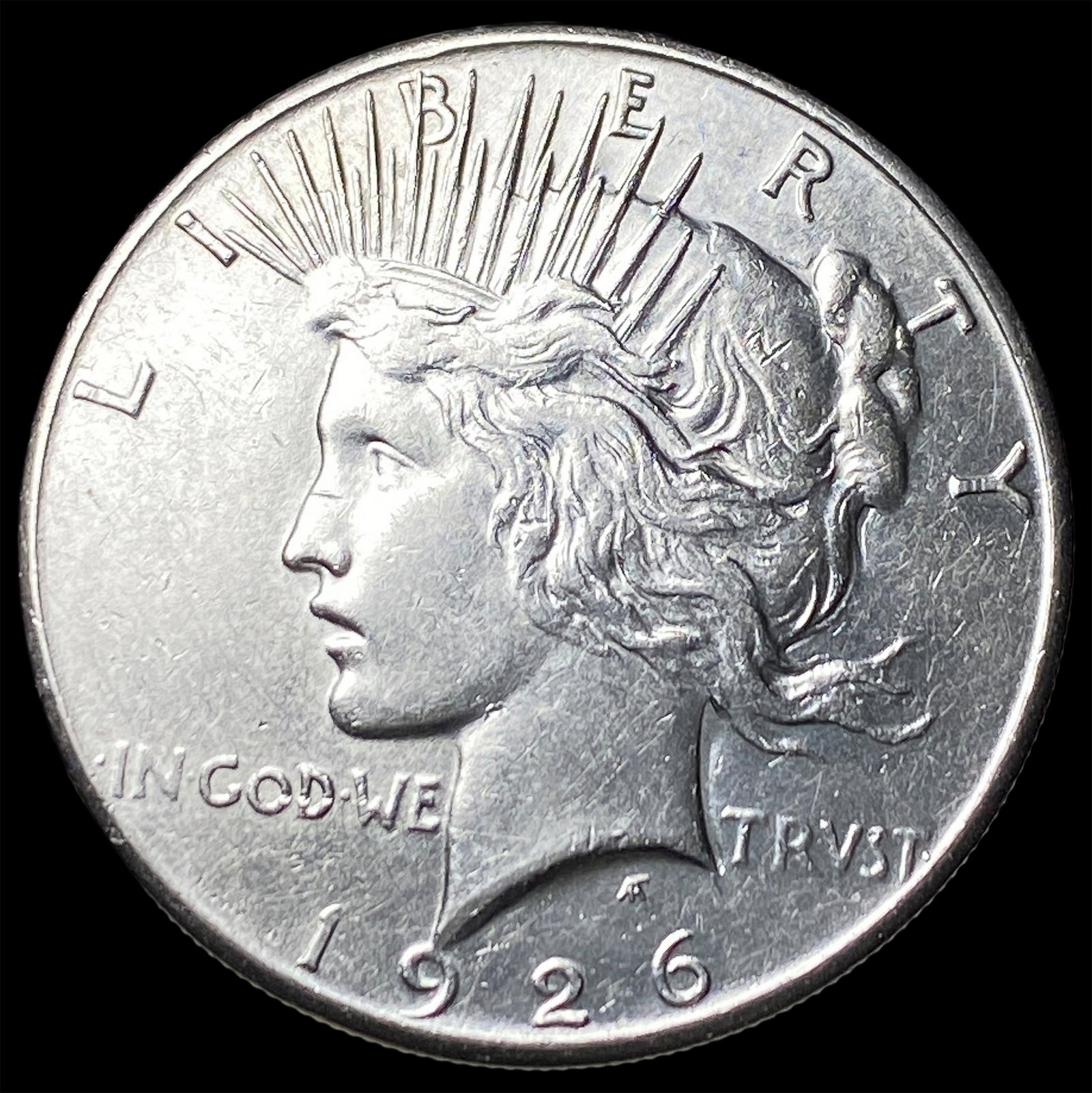 1926 Peace Silver Dollar CLOSELY UNCIRCULATED: 1926 Peace Silver Dollar CLOSELY UNCIRCULATED