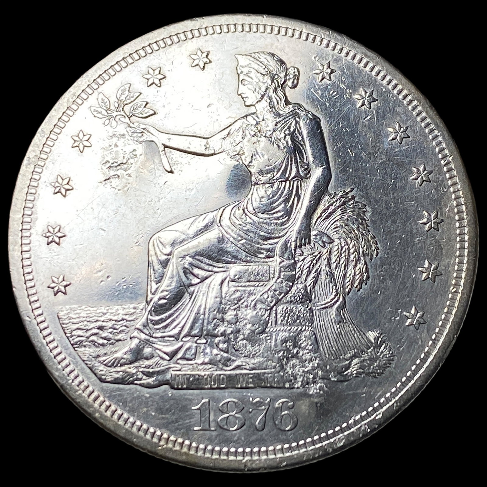 1876-S Silver Trade Dollar UNCIRCULATED (1 of 2)