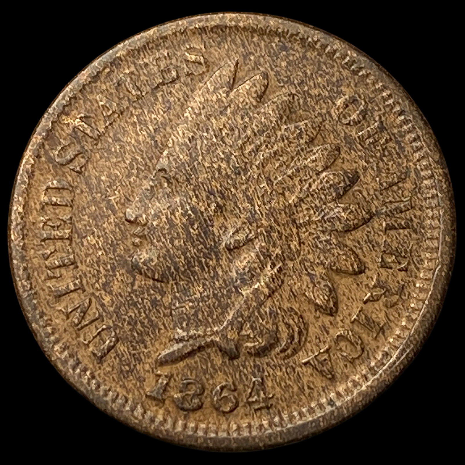 1864 Bronze Indian Head Cent LIGHTLY CIRCULATED (1 of 2)