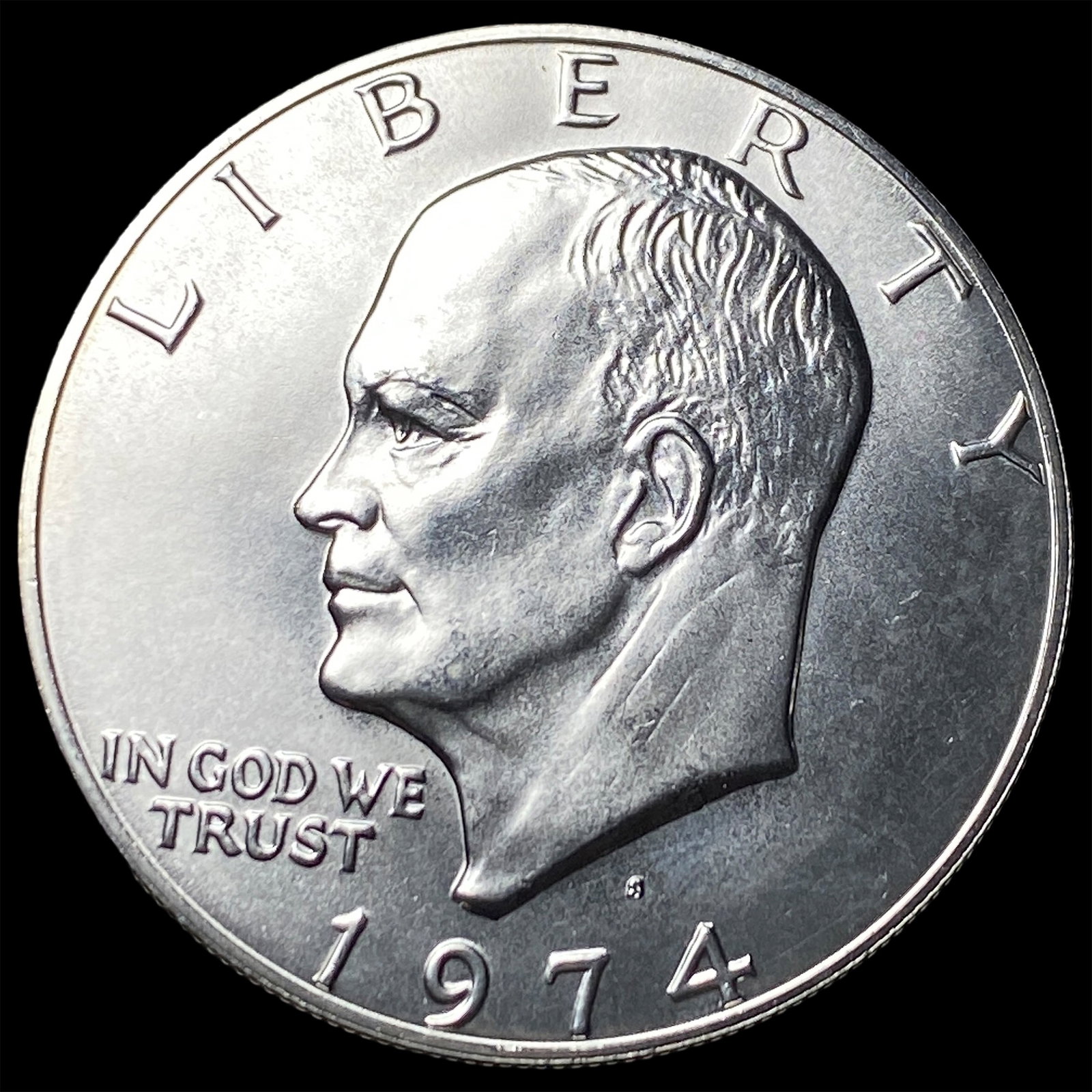 1974-S Eisenhower Silver Dollar CHOICE BU (1 of 2)