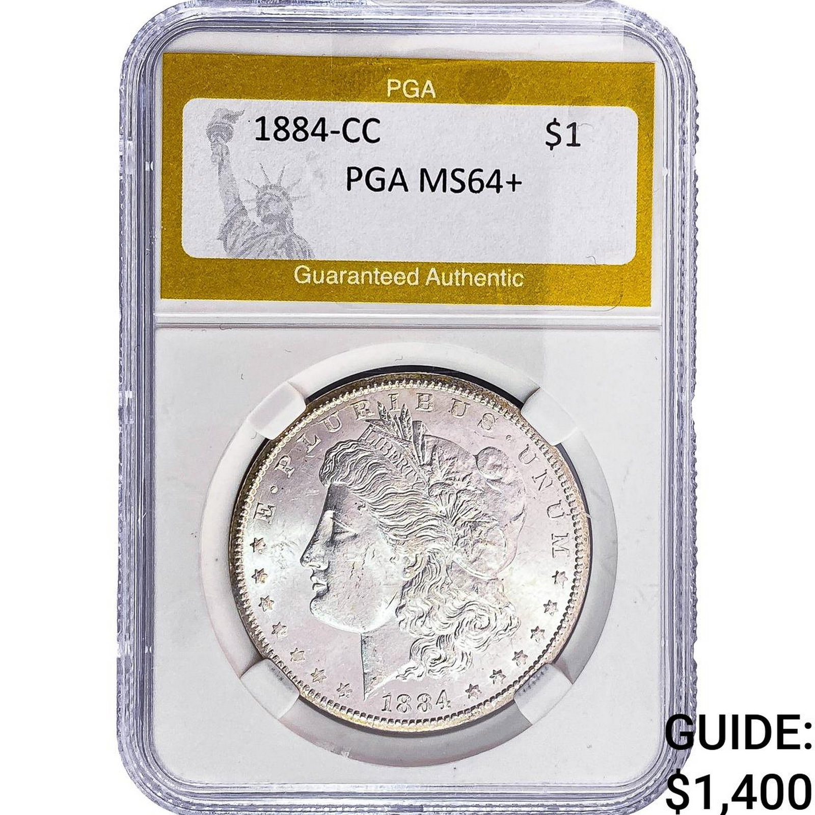 1884-CC Morgan Silver Dollar PGA MS64+ (1 of 2)