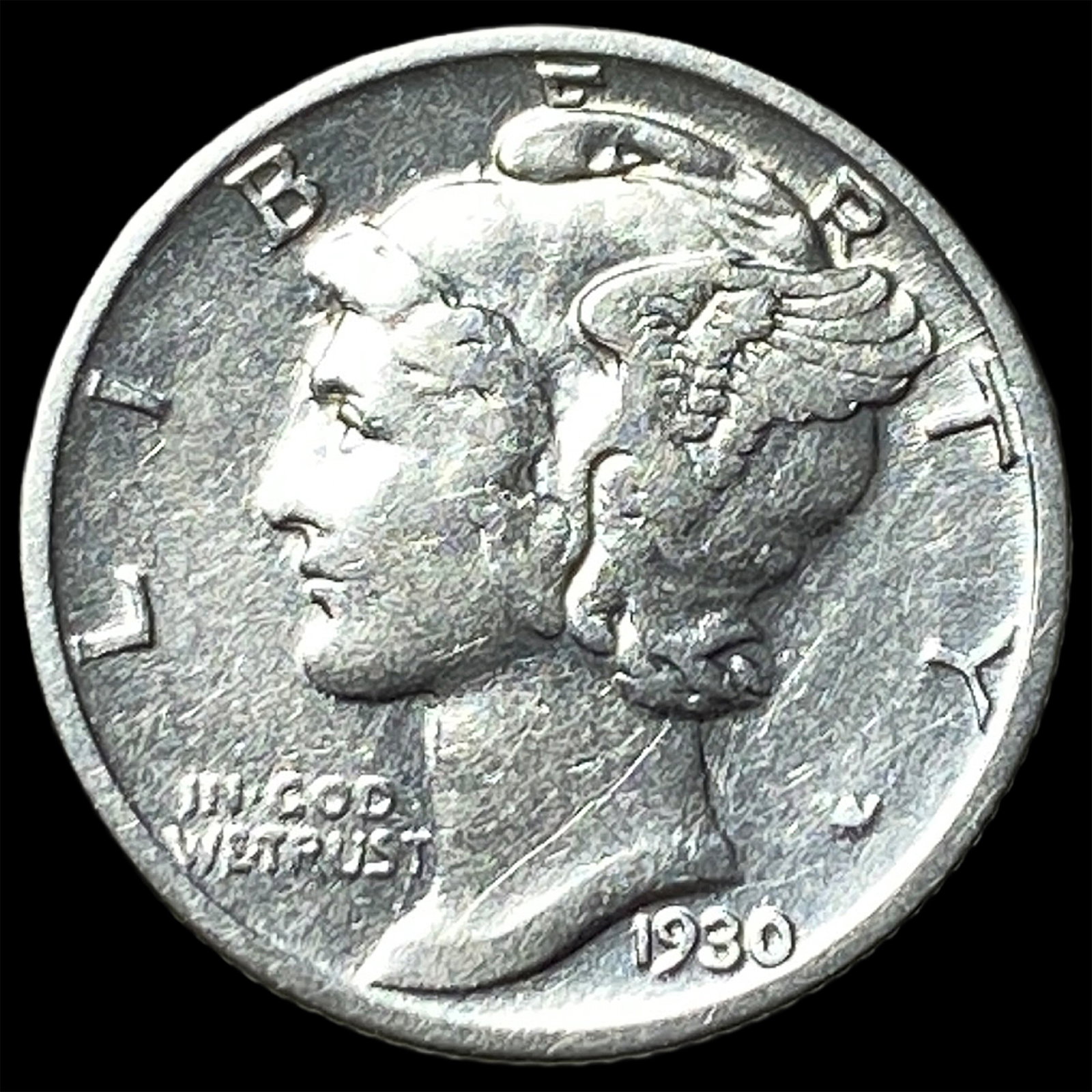 1930 Mercury Dime CLOSELY UNCIRCULATED (1 of 2)
