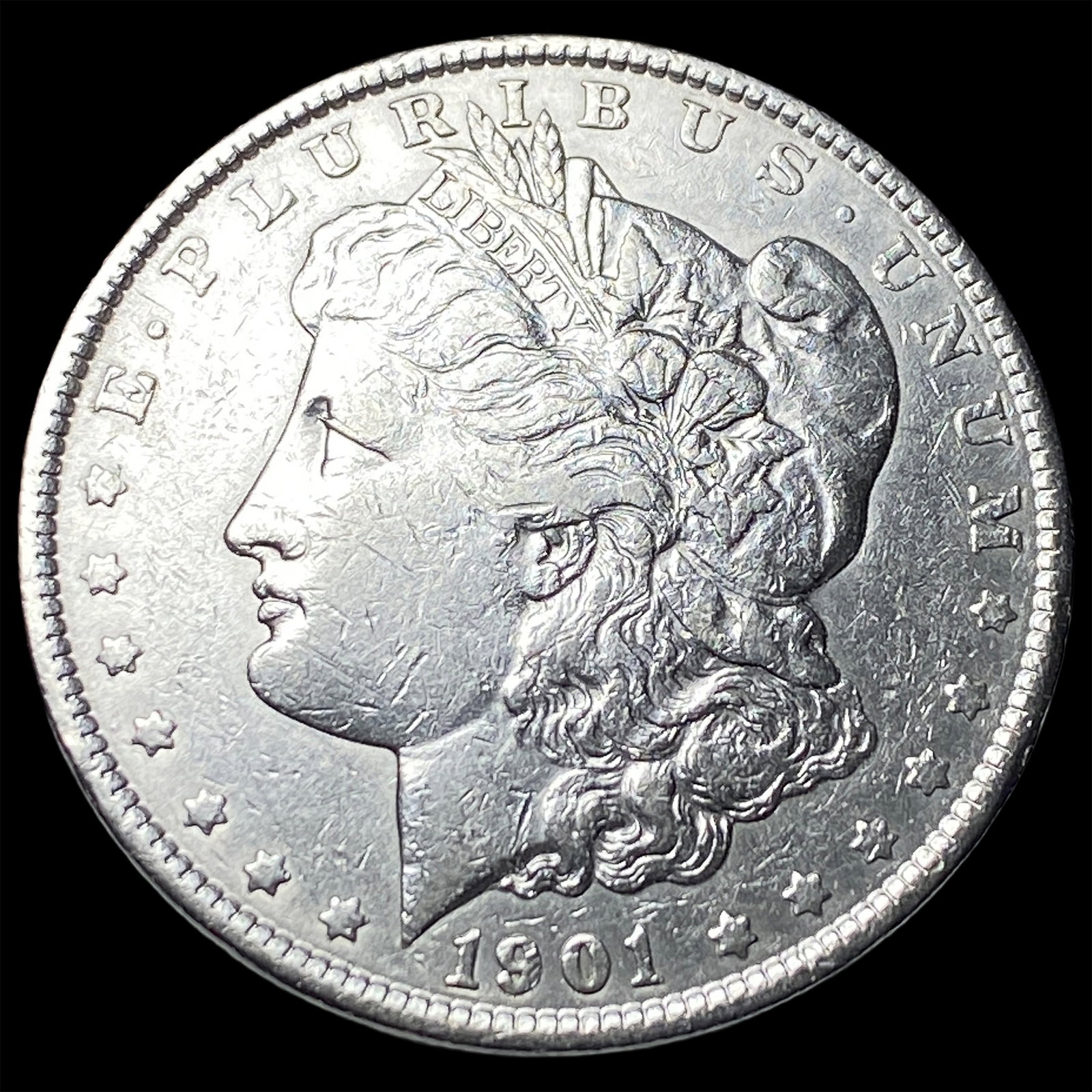 1901 Morgan Silver Dollar CLOSELY UNCIRCULATED: 1901 Morgan Silver Dollar CLOSELY UNCIRCULATED
