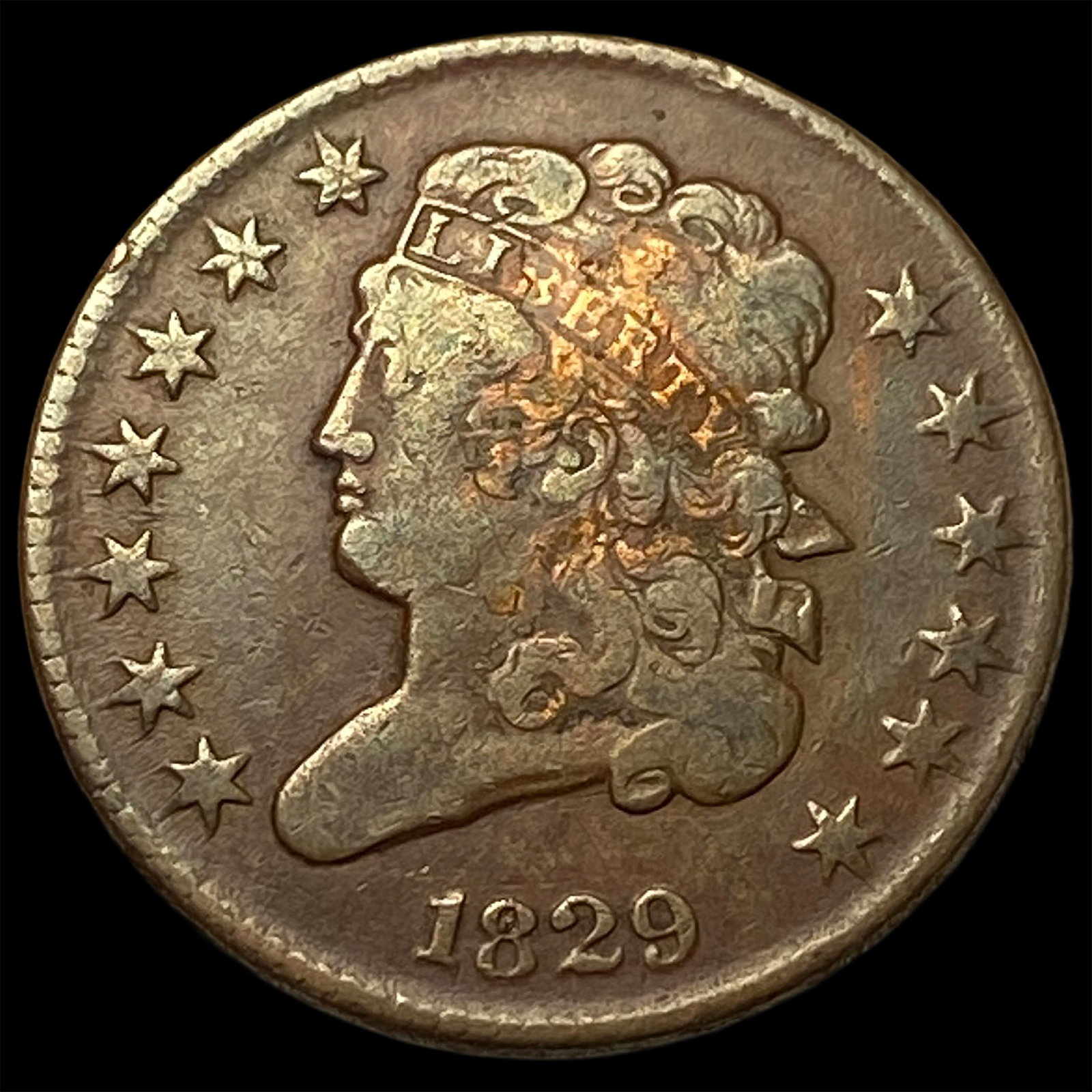 1829 Classic Head Half Cent LIGHTLY CIRCULATED (1 of 2)